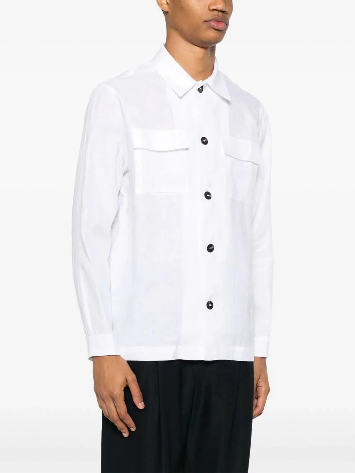 MICHAEL COAL Camicia Uomo mc-Jordan MCJOR3783S25 282 Bianco - Image 2