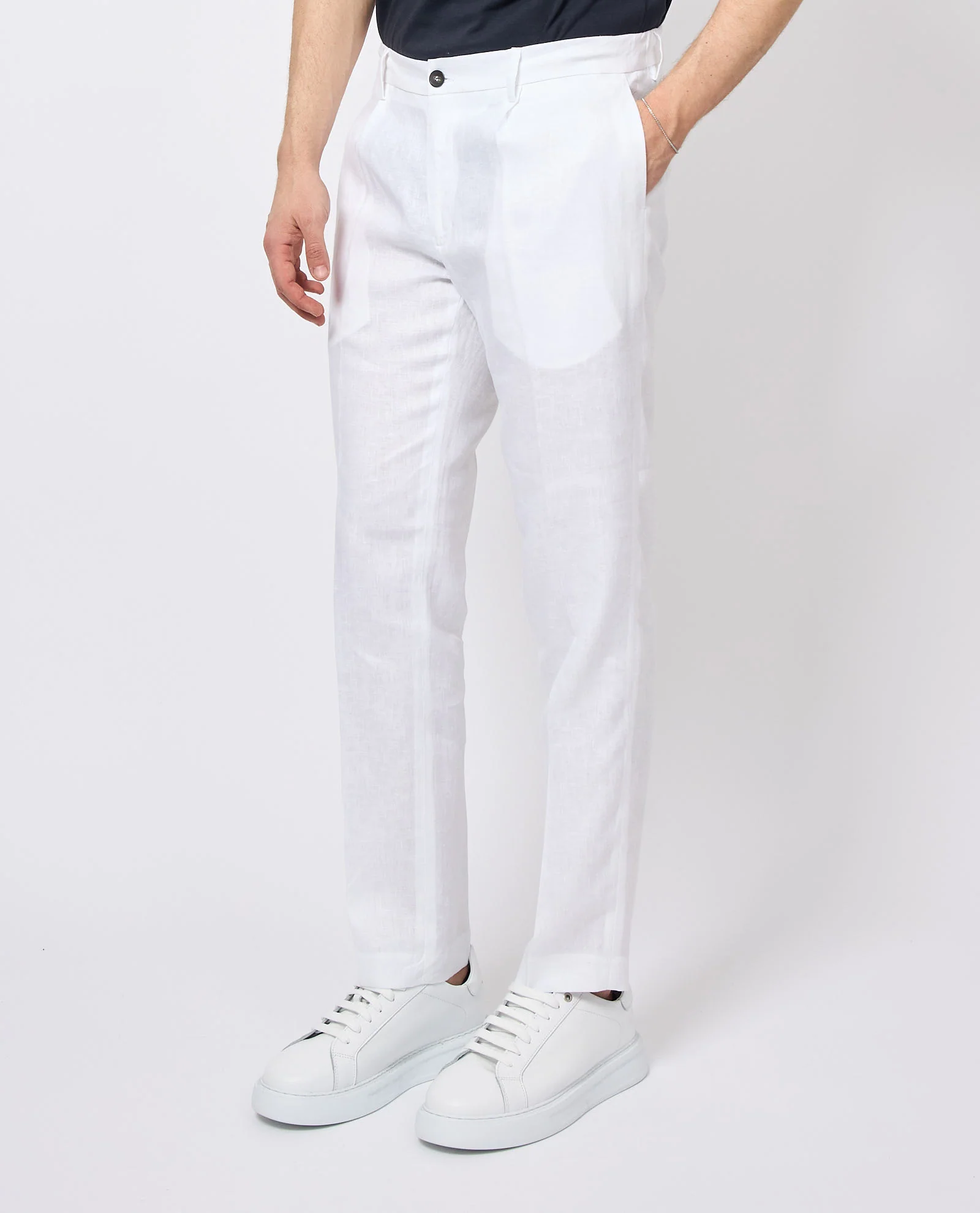 MICHAEL COAL Pantalone Uomo Mc-denny MCDEN3783S25 282 Bianco - Image 6