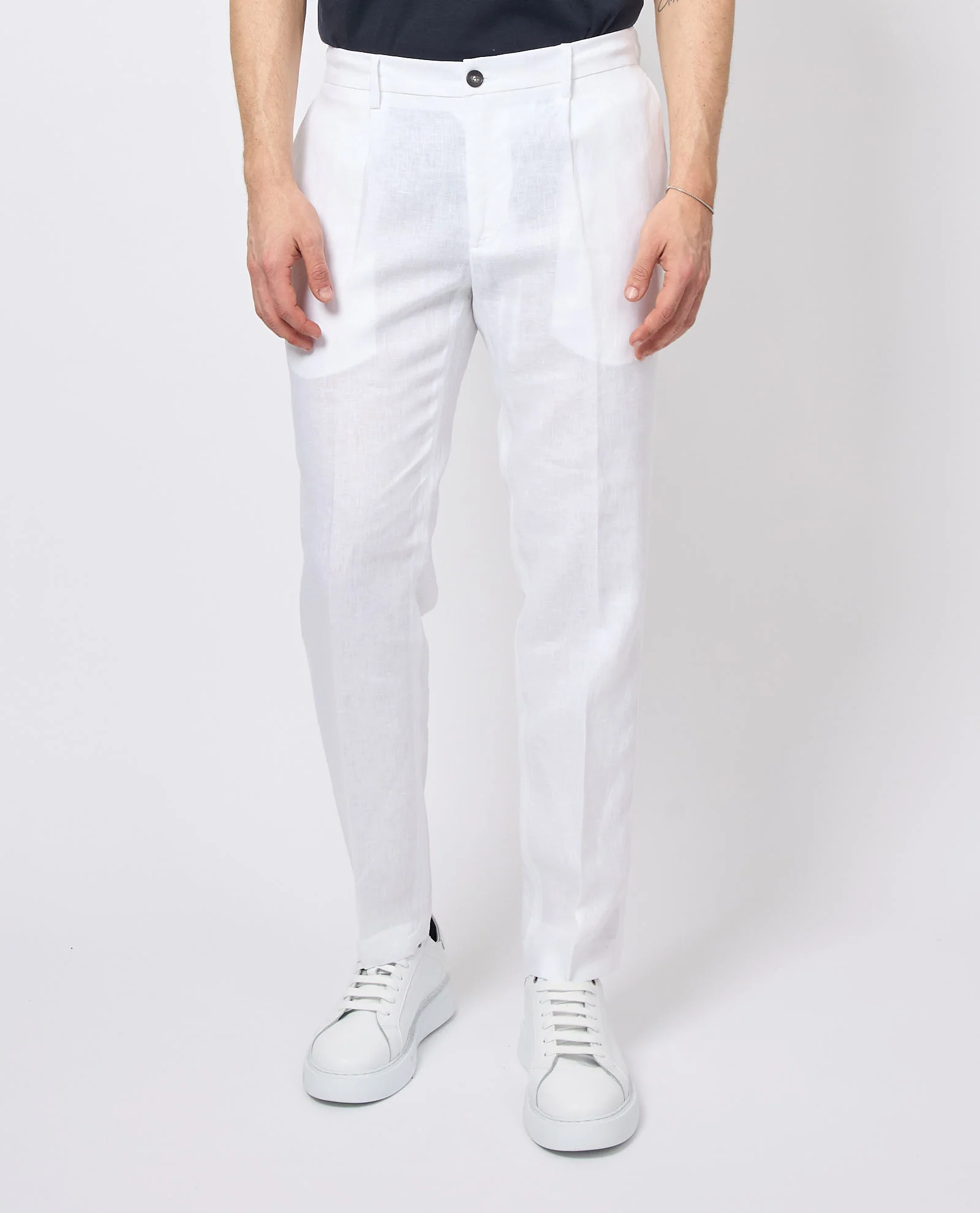 MICHAEL COAL Pantalone Uomo Mc-denny MCDEN3783S25 282 Bianco - Image 7