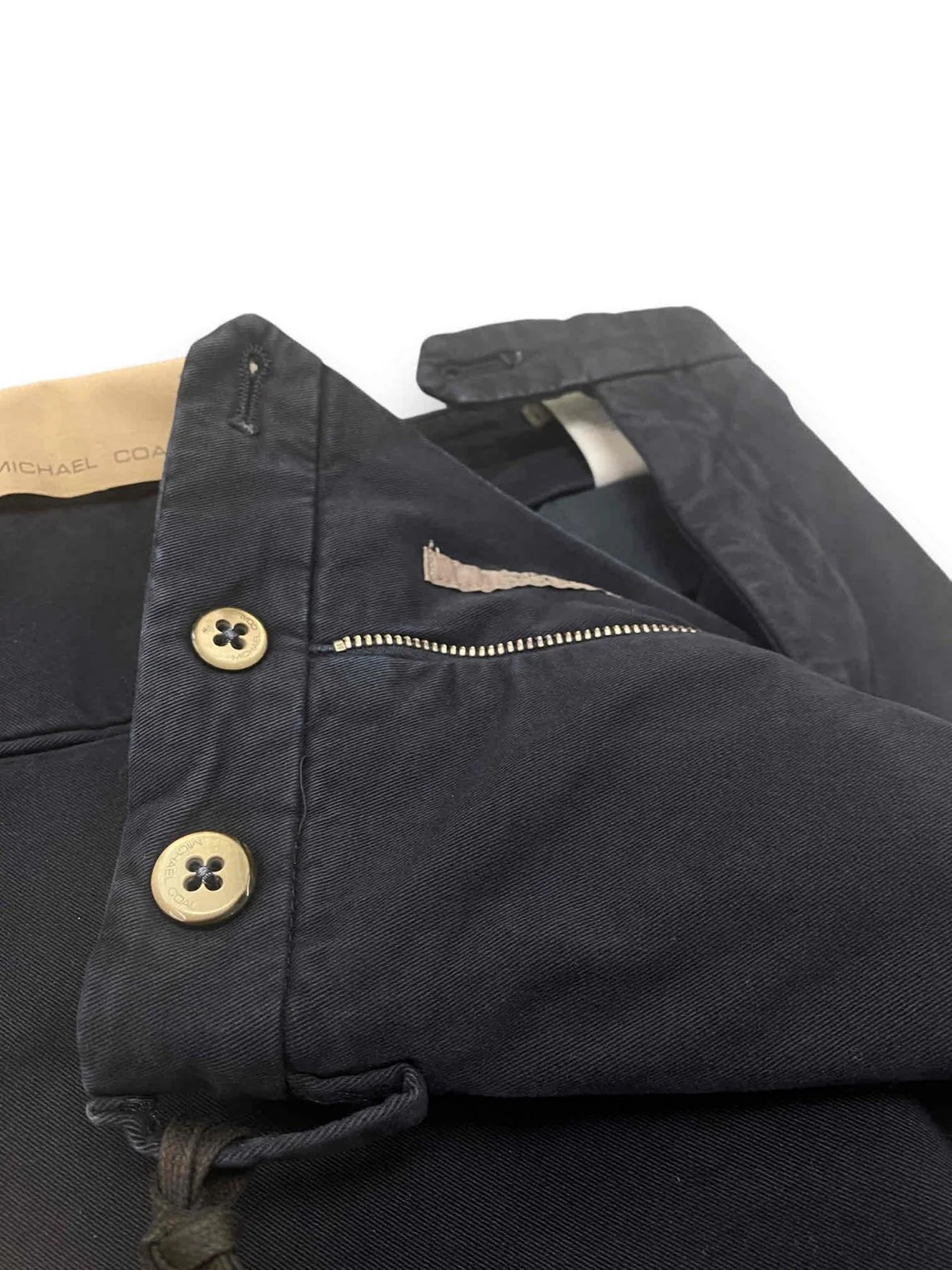 MICHAEL COAL Pantalone Uomo MCBRAPLA2505F23C 001 Blu - Image 2