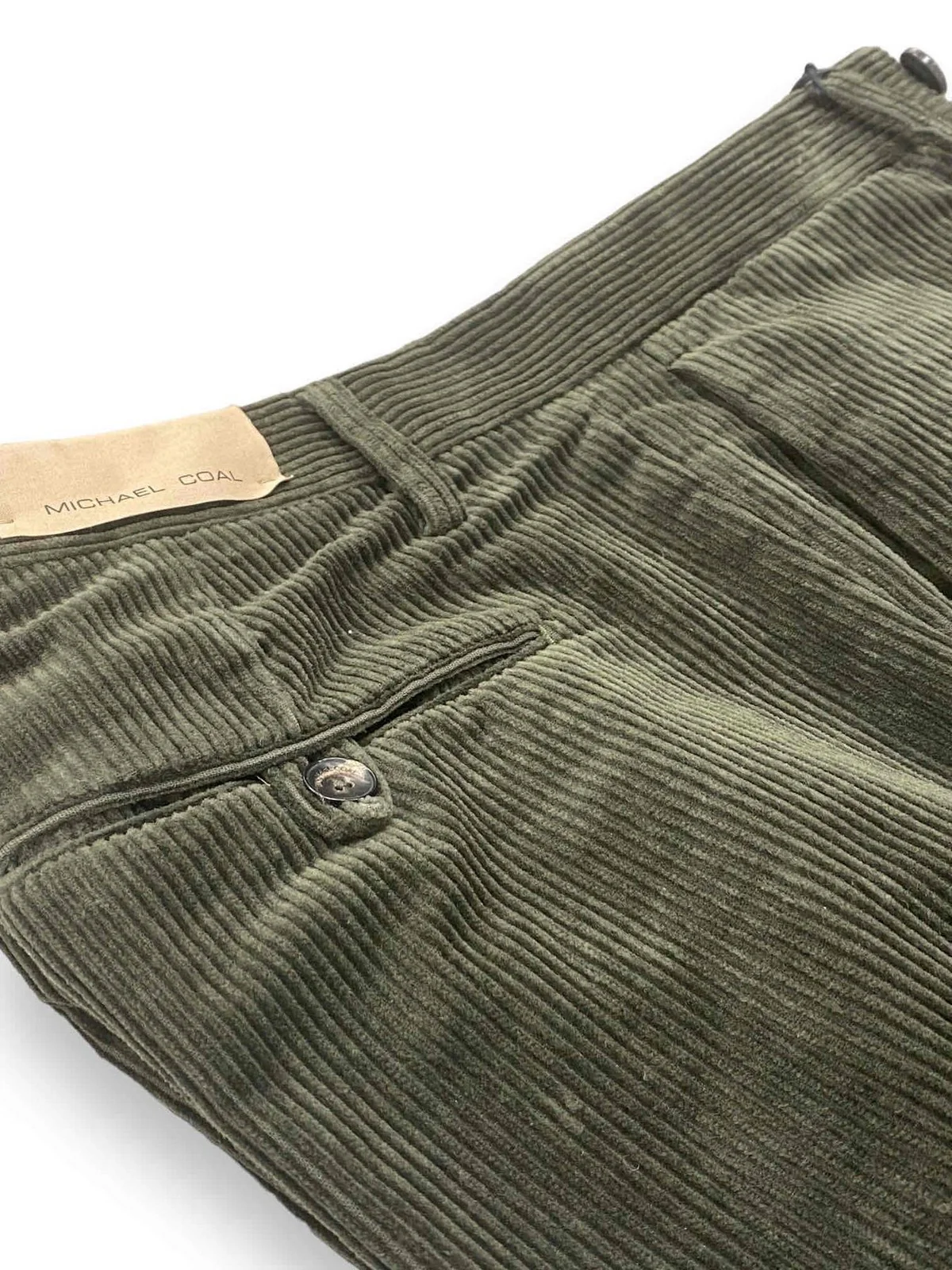 MICHAEL COAL Pantalone Uomo MCFRK3588F23C 007 Verde - Image 4