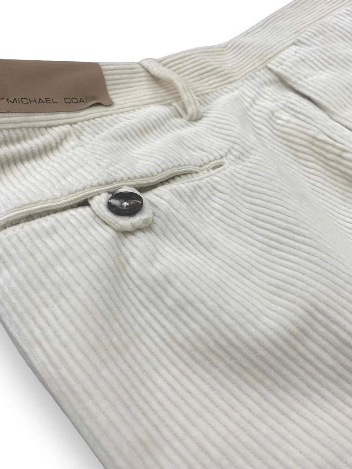 MICHAEL COAL Pantalone Uomo  MCFRK3588F23C 009 Bianco - Image 4