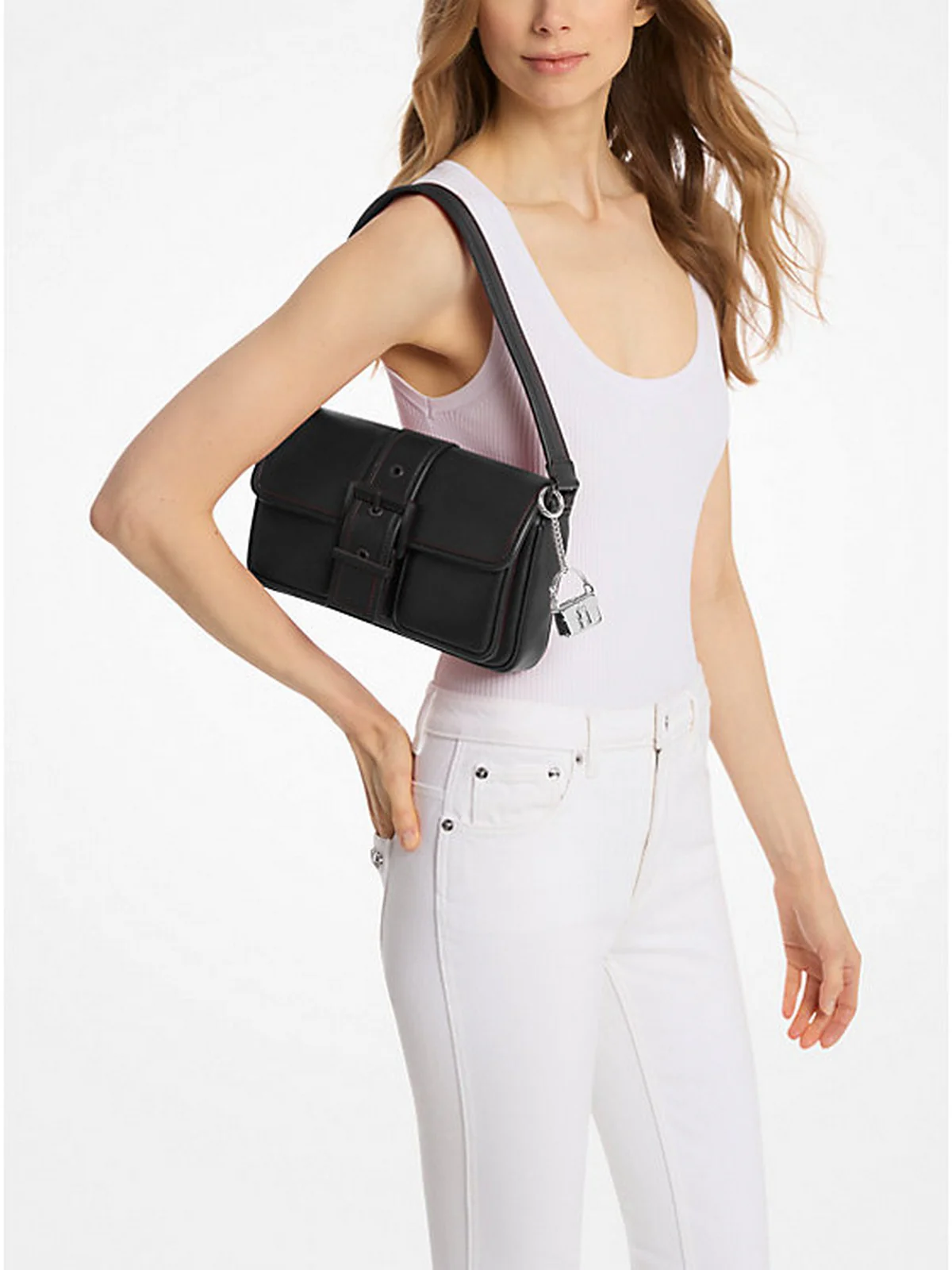 MICHAEL KORS Borsa Donna COLBY 30T5TBAL2L 001 BLACK - Image 2