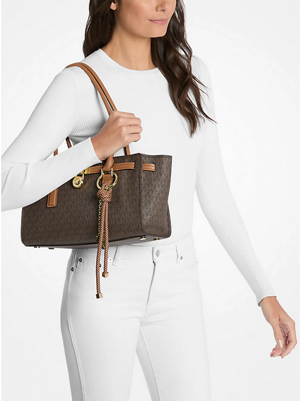 MICHAEL KORS Borsa Donna HAMILTON 30F5GNXT0B 252 BRN/ACORN - Image 3