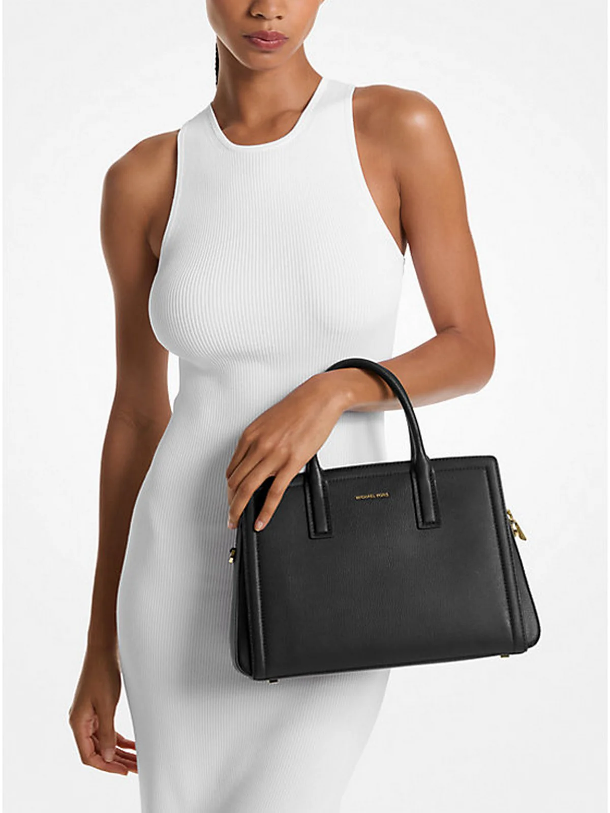 MICHAEL KORS Borsa Donna Laila 30R5G9IS6L 001 BLACK - Image 3