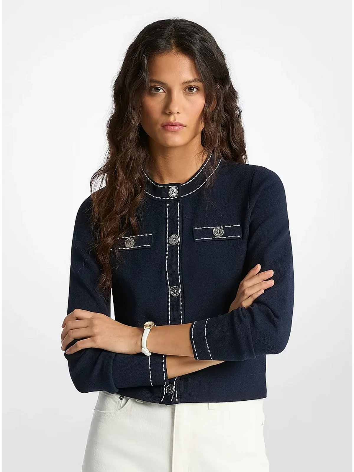 MICHAEL KORS Cardigan Donna  MR661EW33D 409 MIDNIGHTBLUE - Image 2