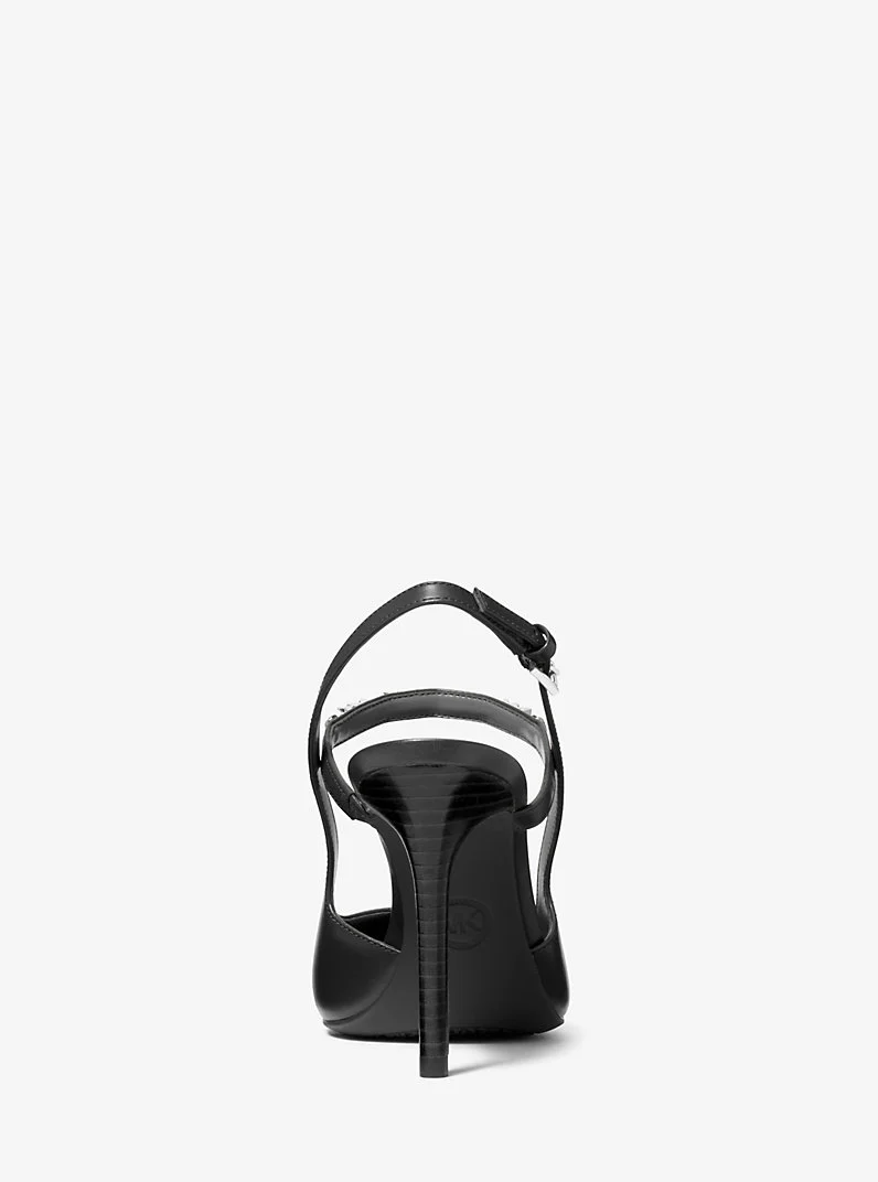 MICHAEL KORS Décolleté Donna DINA FLEX HIGH SLING PUMP 40R6DIHP1L 001 BLACK - Image 2