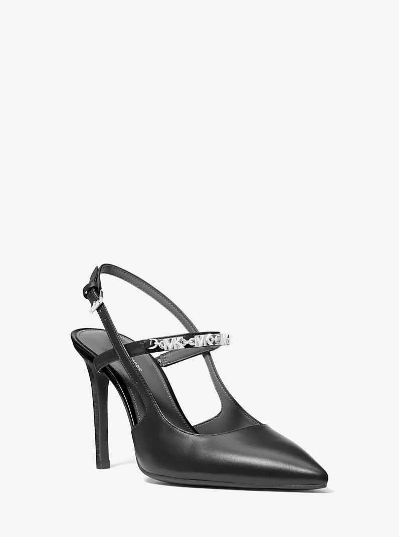 MICHAEL KORS Décolleté Donna DINA FLEX HIGH SLING PUMP 40R6DIHP1L 001 BLACK - Image 3