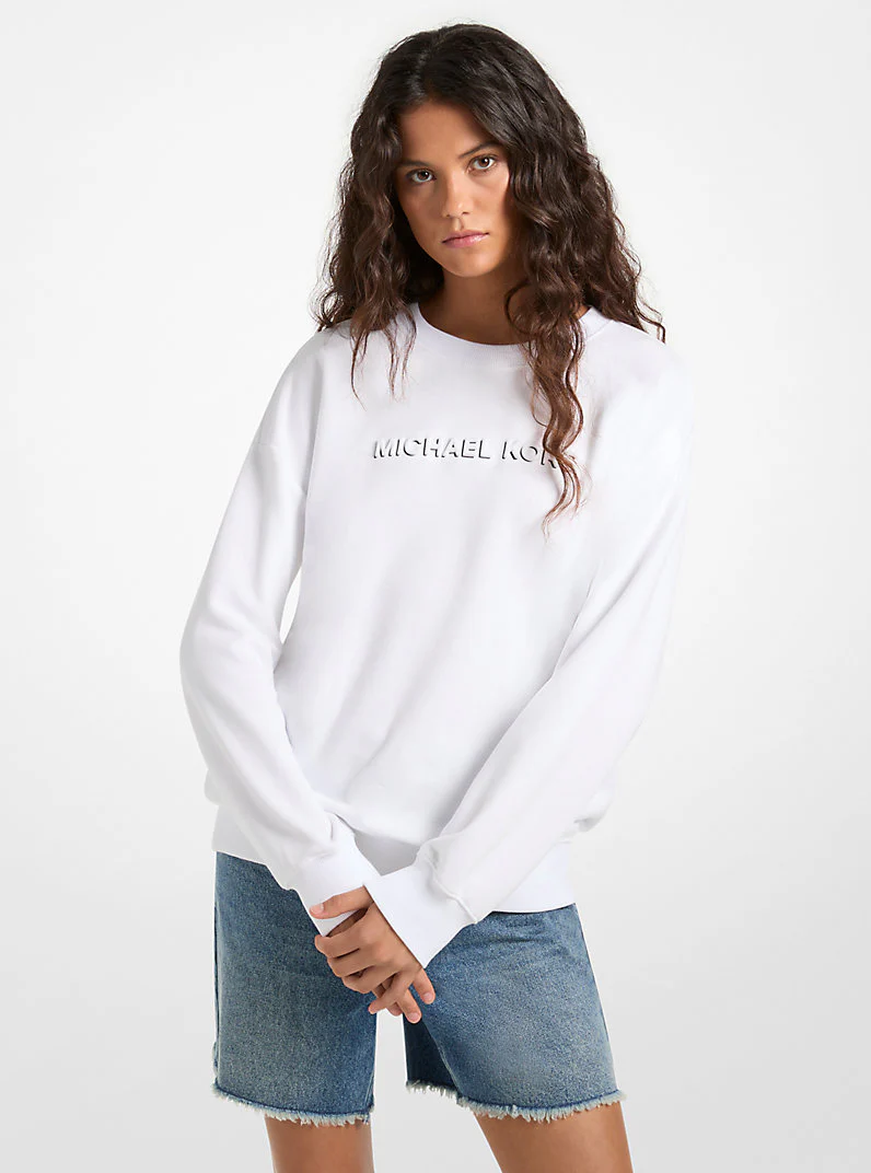 MICHAEL KORS Felpa Donna MR651Z64MY 100 WHITE - Image 3