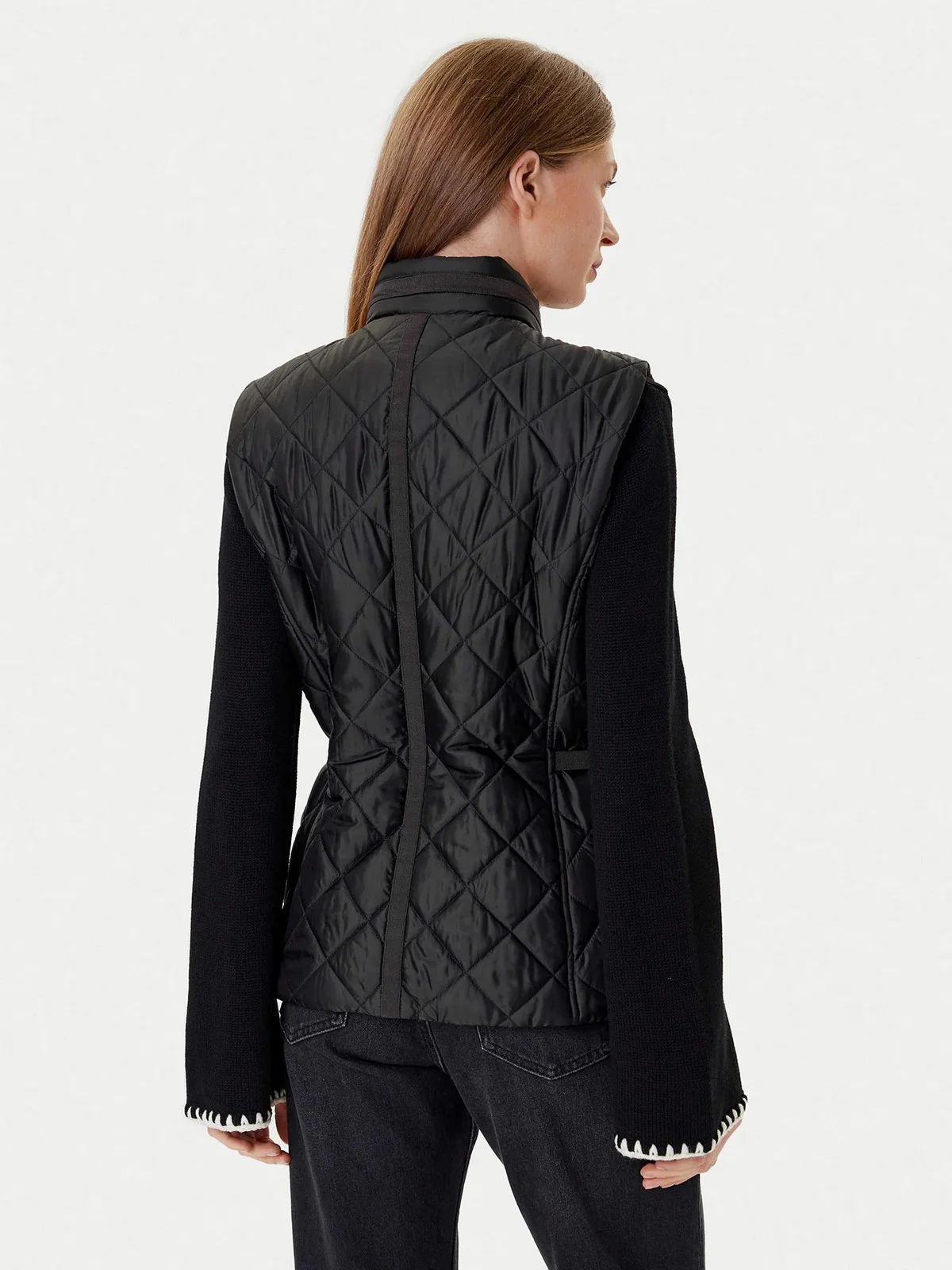 MICHAEL KORS Gilet Donna ECO BELTED PACKABLE VEST MT520JM3SB 001 BLACK - Image 5