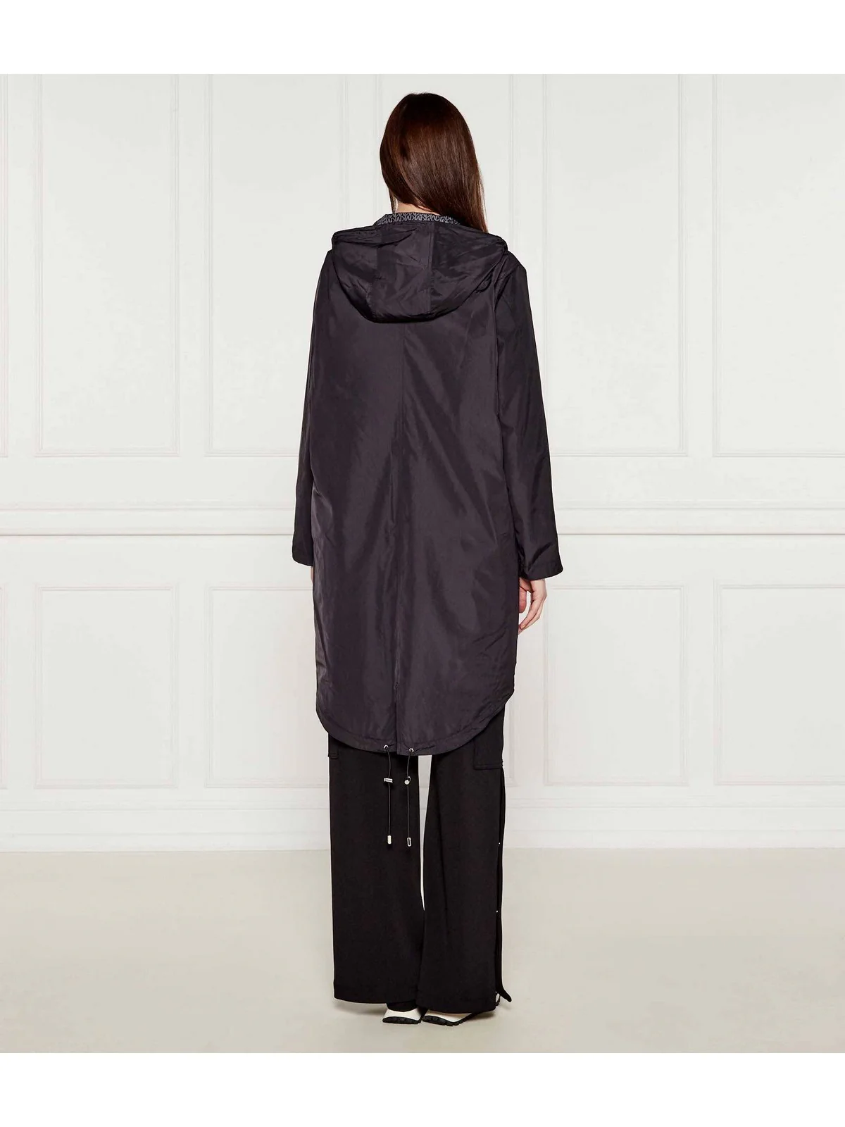 MICHAEL KORS Giubbino Donna REVERSIBLE MK LOGO PARKA MT520INJN3 034 NICKEL - Image 7