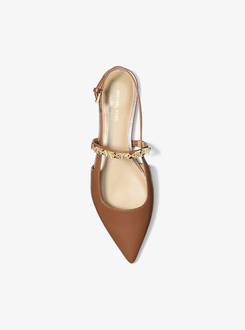 MICHAEL KORS Sandalo Donna DINA FLEX SLING FLAT 40R6DIFP2L 230 LUGGAGE - Image 2
