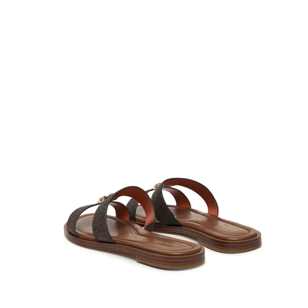 MICHAEL KORS Sandalo Donna ERIN FLAT SANDAL 40S6ERFS2B 200 BROWN - Image 4