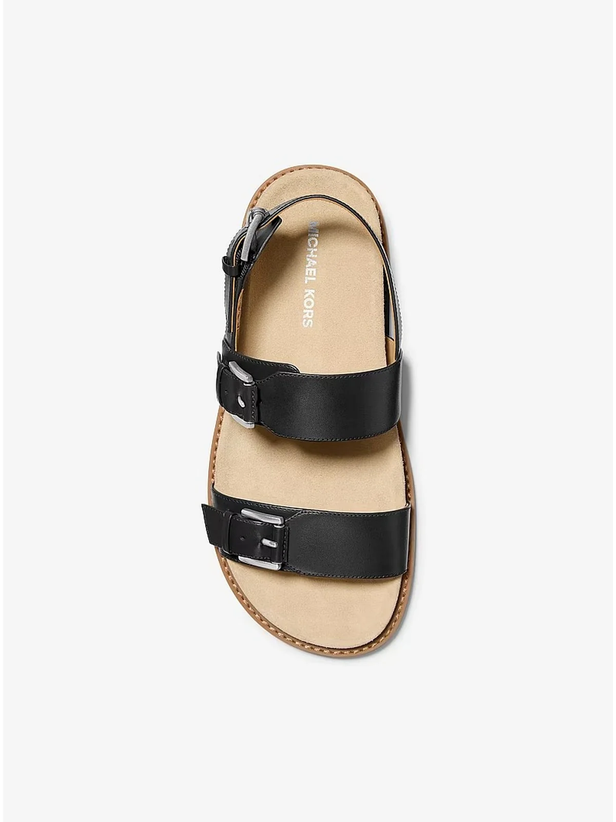 MICHAEL KORS Sandalo Donna NIA FLAT SANDAL 40S6NIFS1D 001 BLACK - Image 3