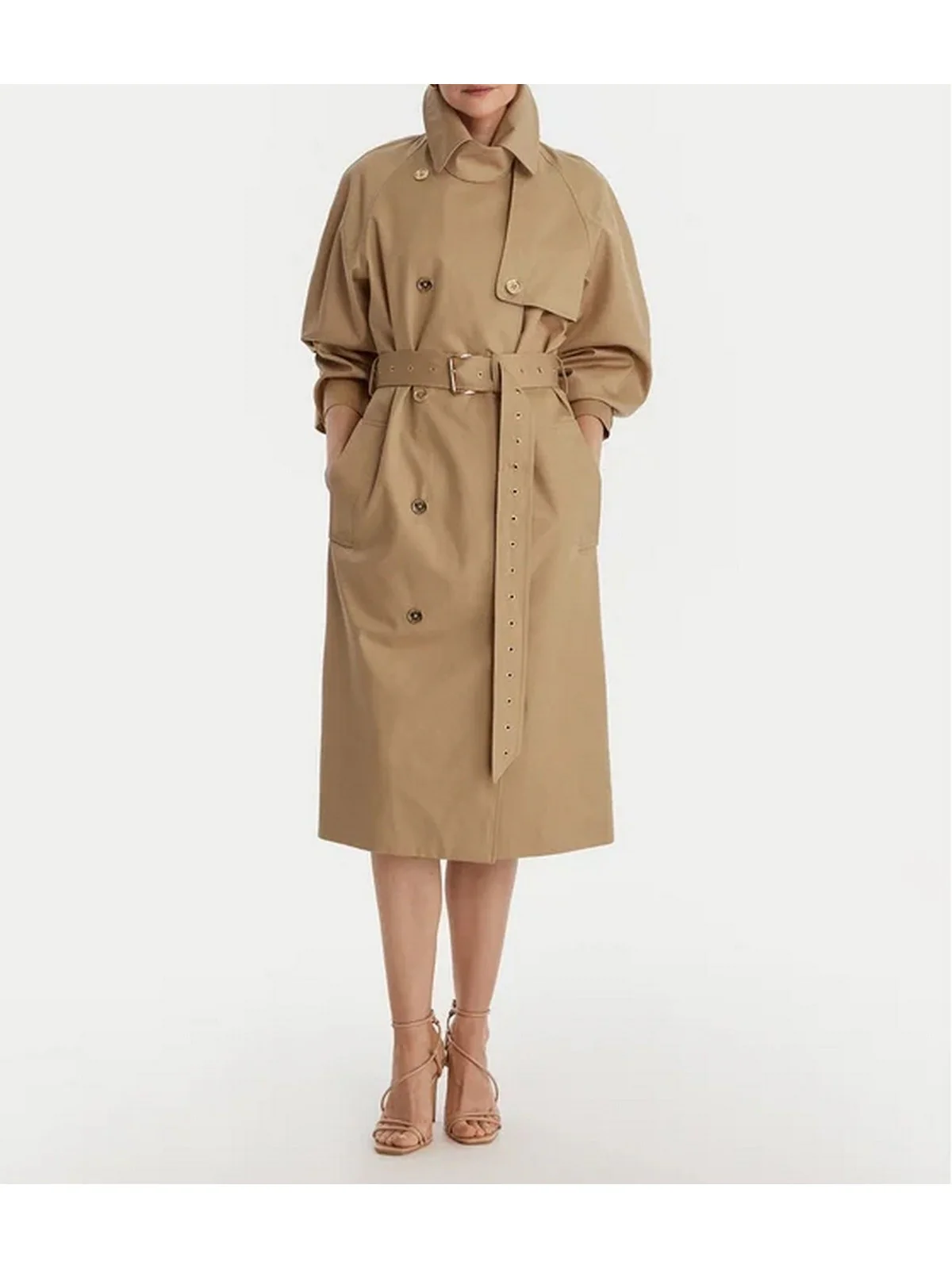 MICHAEL KORS Trench Donna  MR620FLKQH 250 KHAKI - Image 5