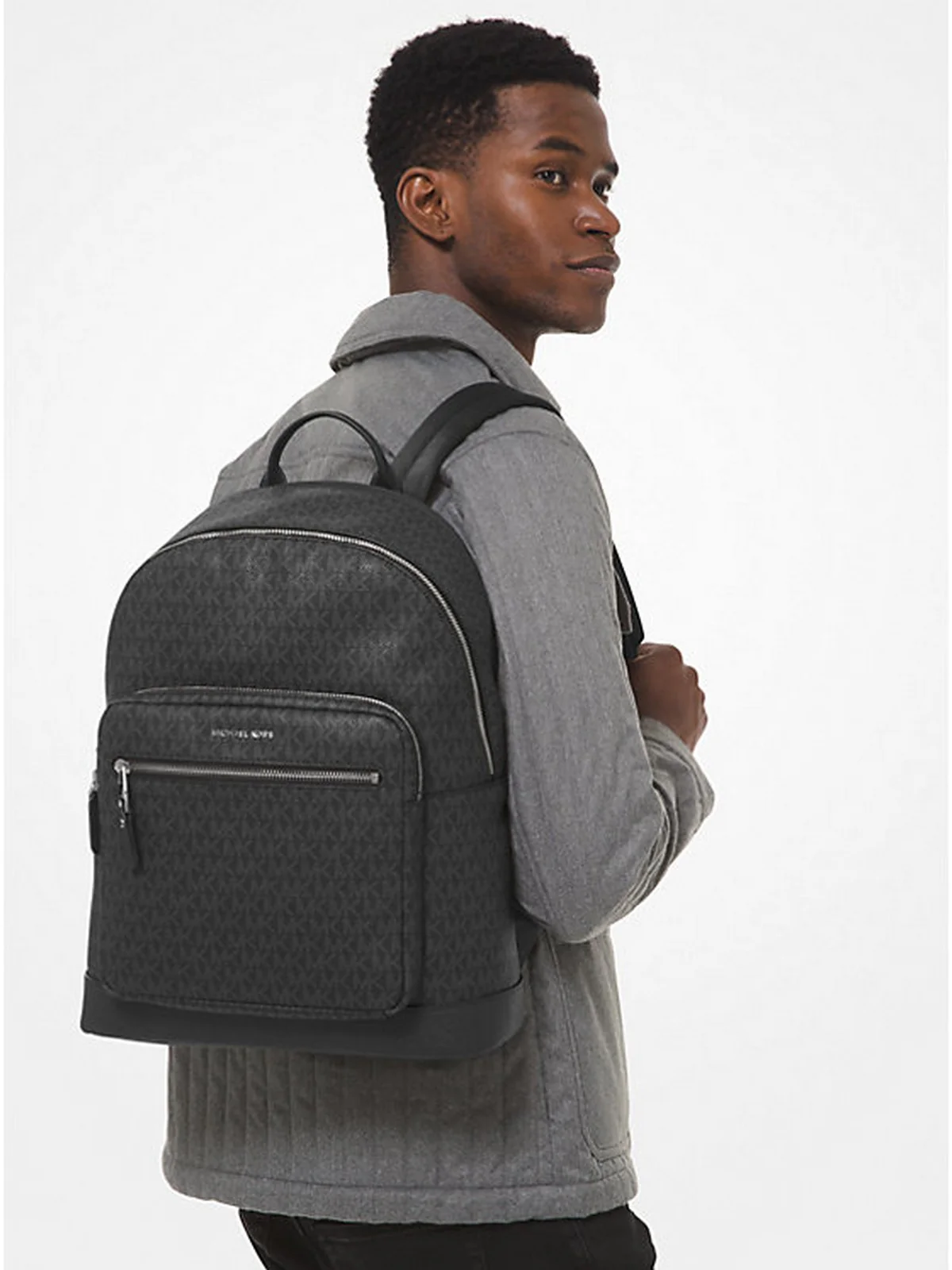 MICHAEL KORS Zaino Uomo  33F0LHDB2U 001 Nero - Image 2