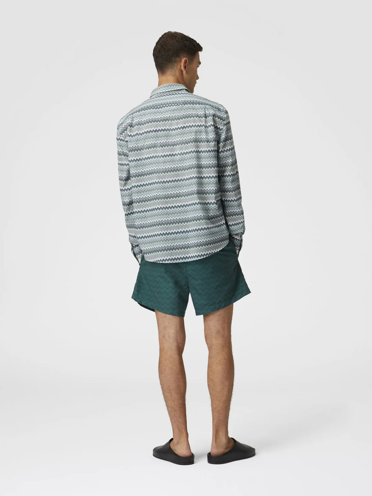 MISSONI Costume da bagno Uomo  US25SP00-BW00VT S6147 Verde - Image 3