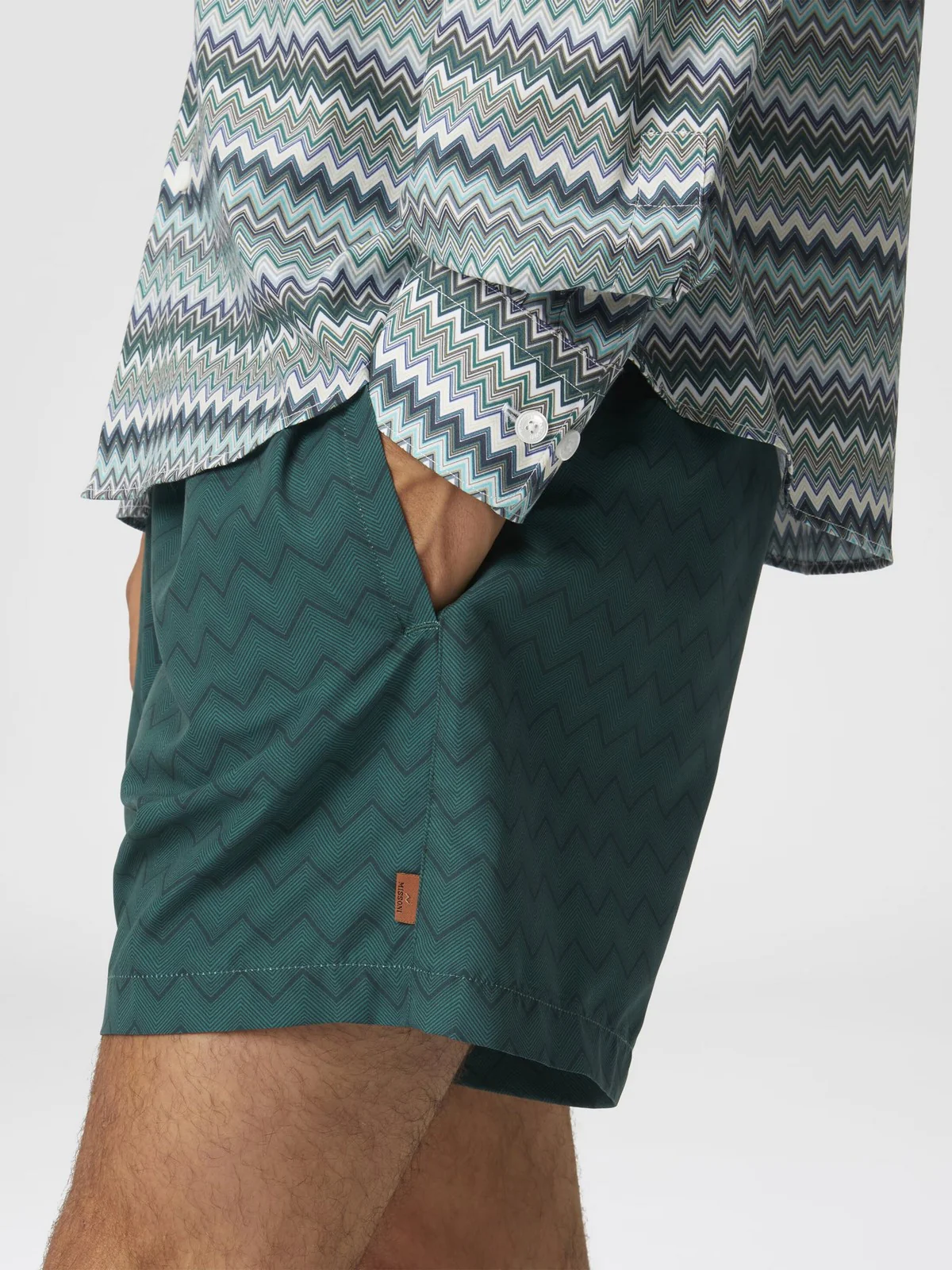 MISSONI Costume da bagno Uomo  US25SP00-BW00VT S6147 Verde - Image 5