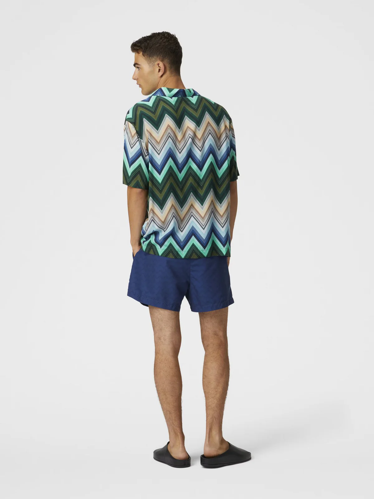 MISSONI Costume da bagno Uomo  US25SP00-BW00VT S72J1 Blu - Image 3
