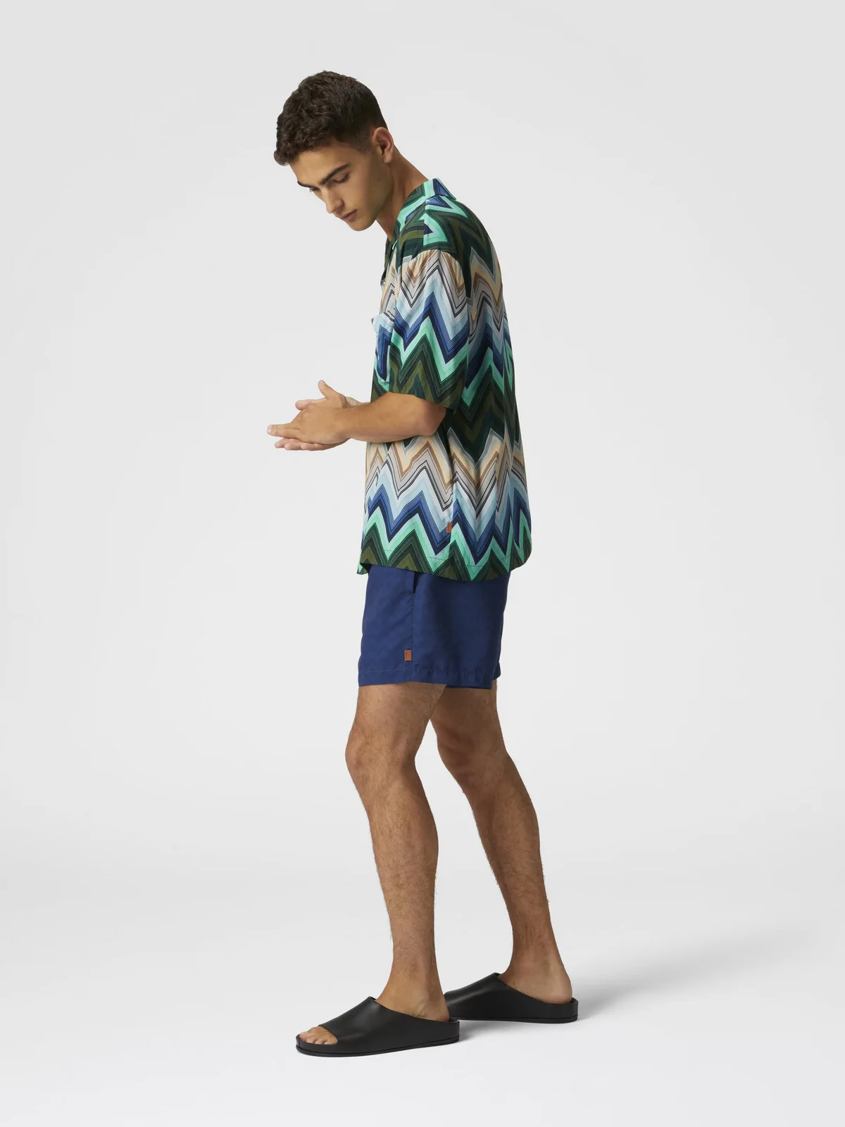 MISSONI Costume da bagno Uomo  US25SP00-BW00VT S72J1 Blu - Image 4