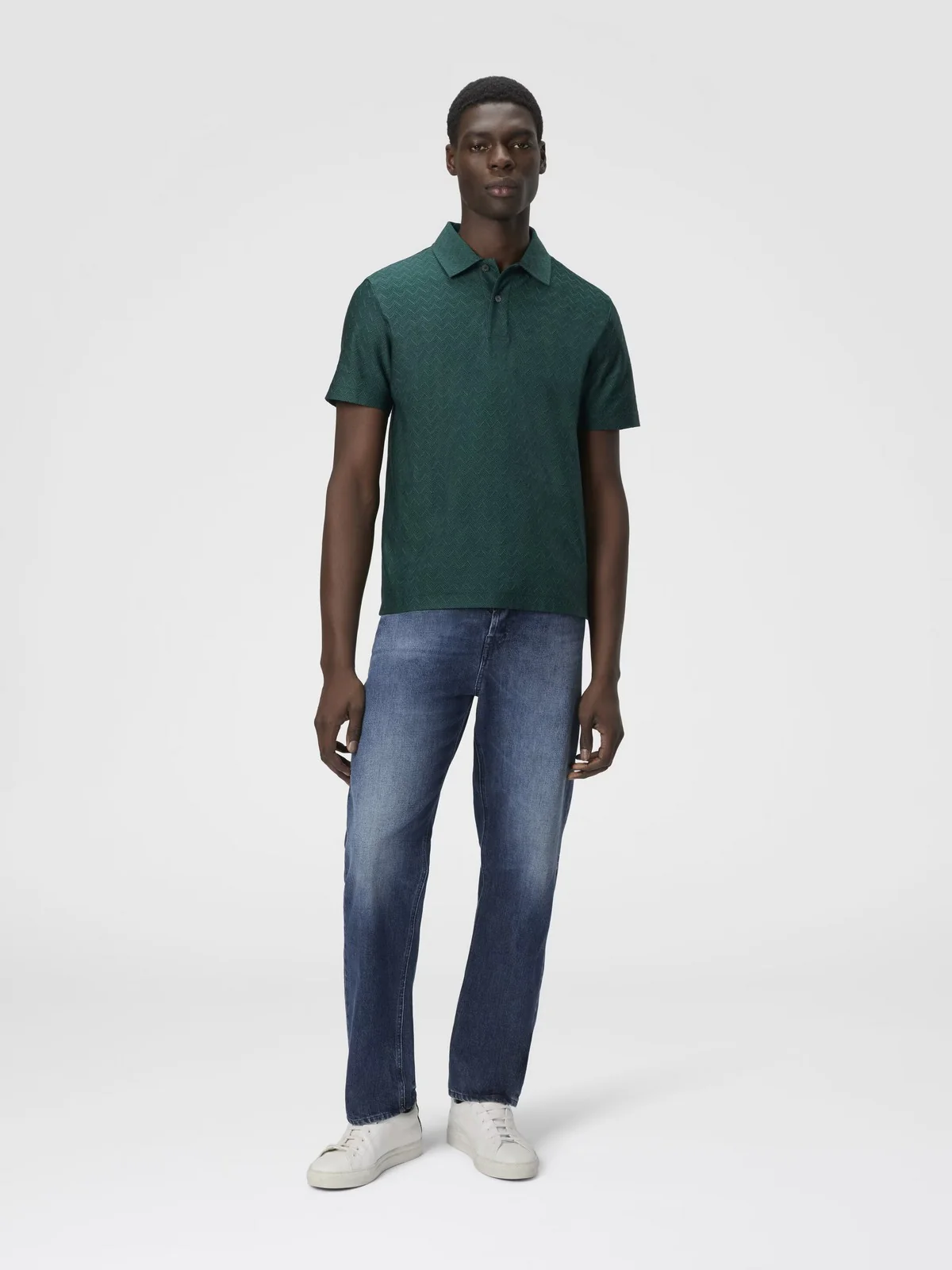 MISSONI Polo Uomo US25S20A-BJ00LJ S6147 Verde - Image 2