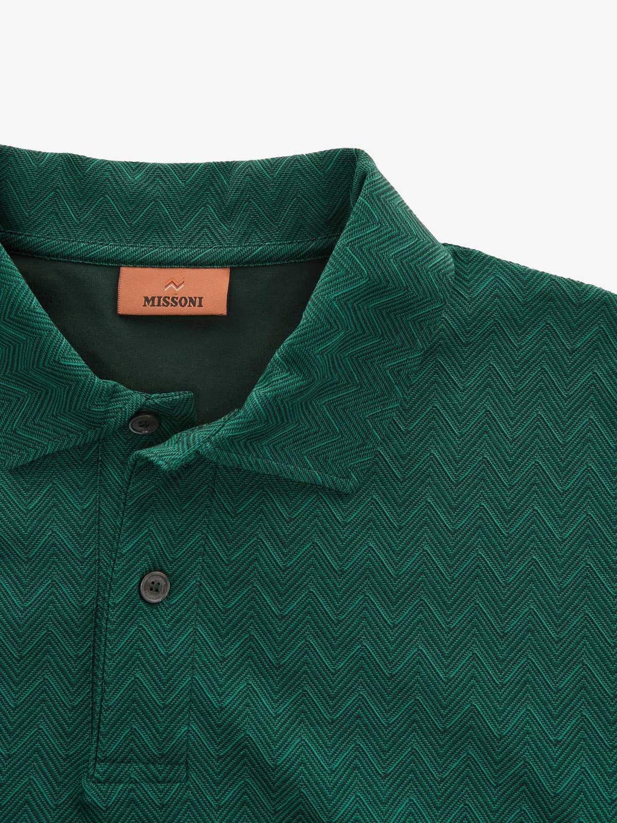 MISSONI Polo Uomo US25S20A-BJ00LJ S6147 Verde - Image 3
