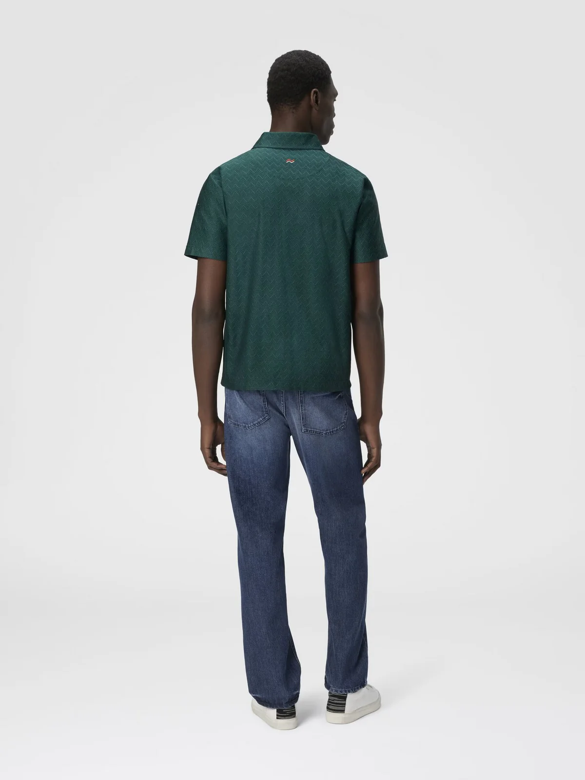 MISSONI Polo Uomo US25S20A-BJ00LJ S6147 Verde - Image 4