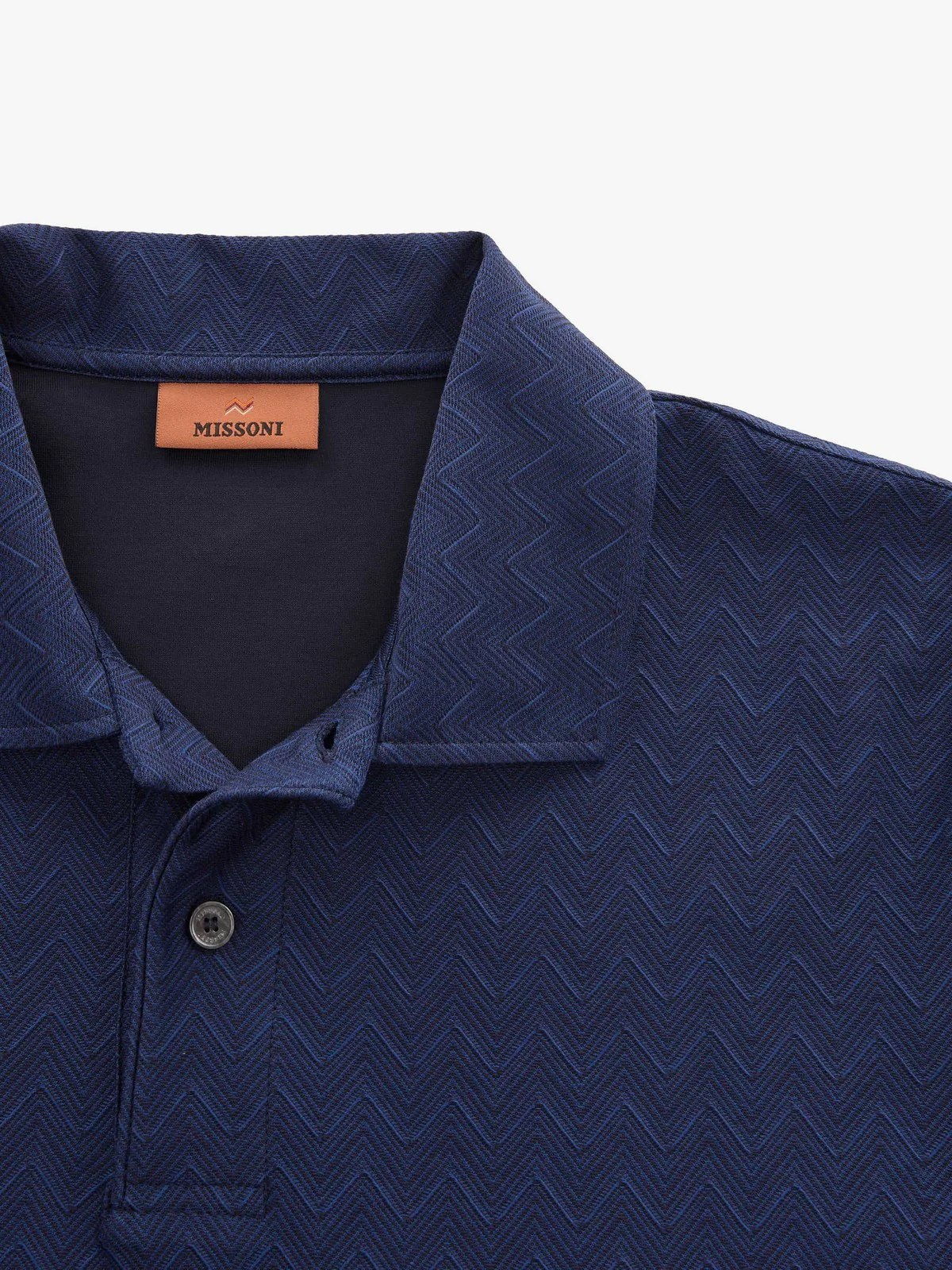 MISSONI Polo Uomo US25S20A-BJ00LJ S72J1 Blu - Image 2