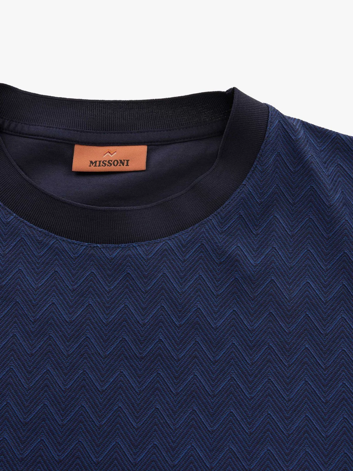 MISSONI T-shirt Uomo  US25SL09-BJ00LJ S72J1 Blu - Image 2