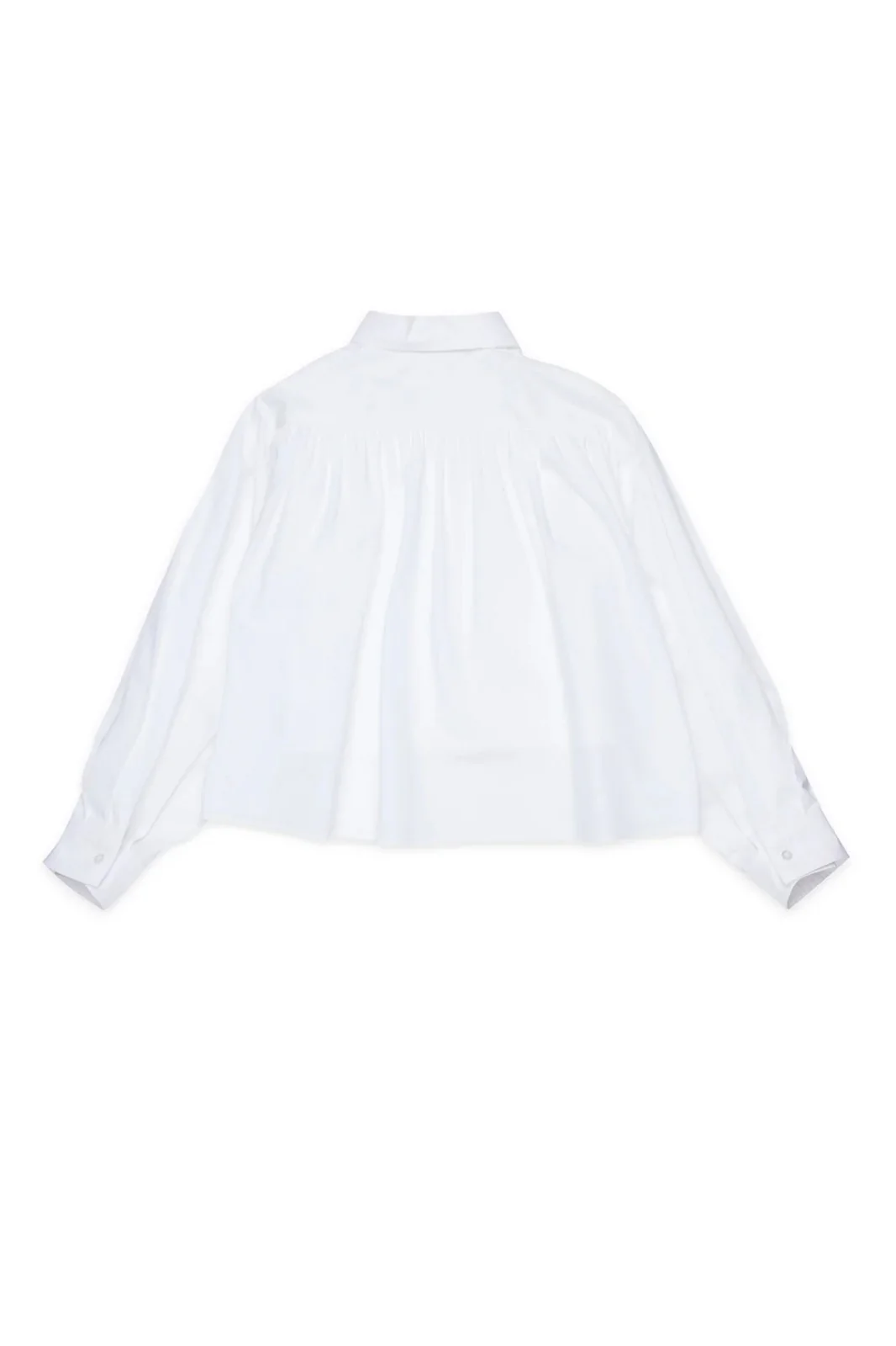 MM6 Camicia Unisex bambino  M60503 MM014 M6100 WHITE - Image 4