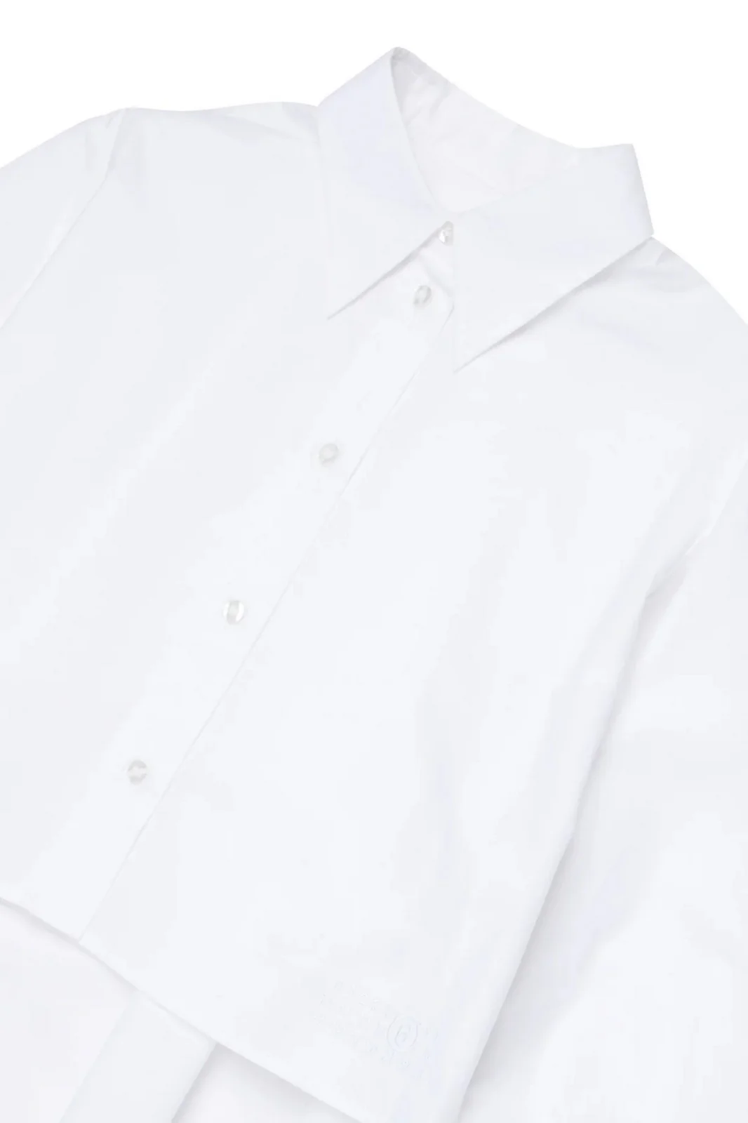 MM6 Camicia Unisex bambino  M60503 MM014 M6100 WHITE - Image 5