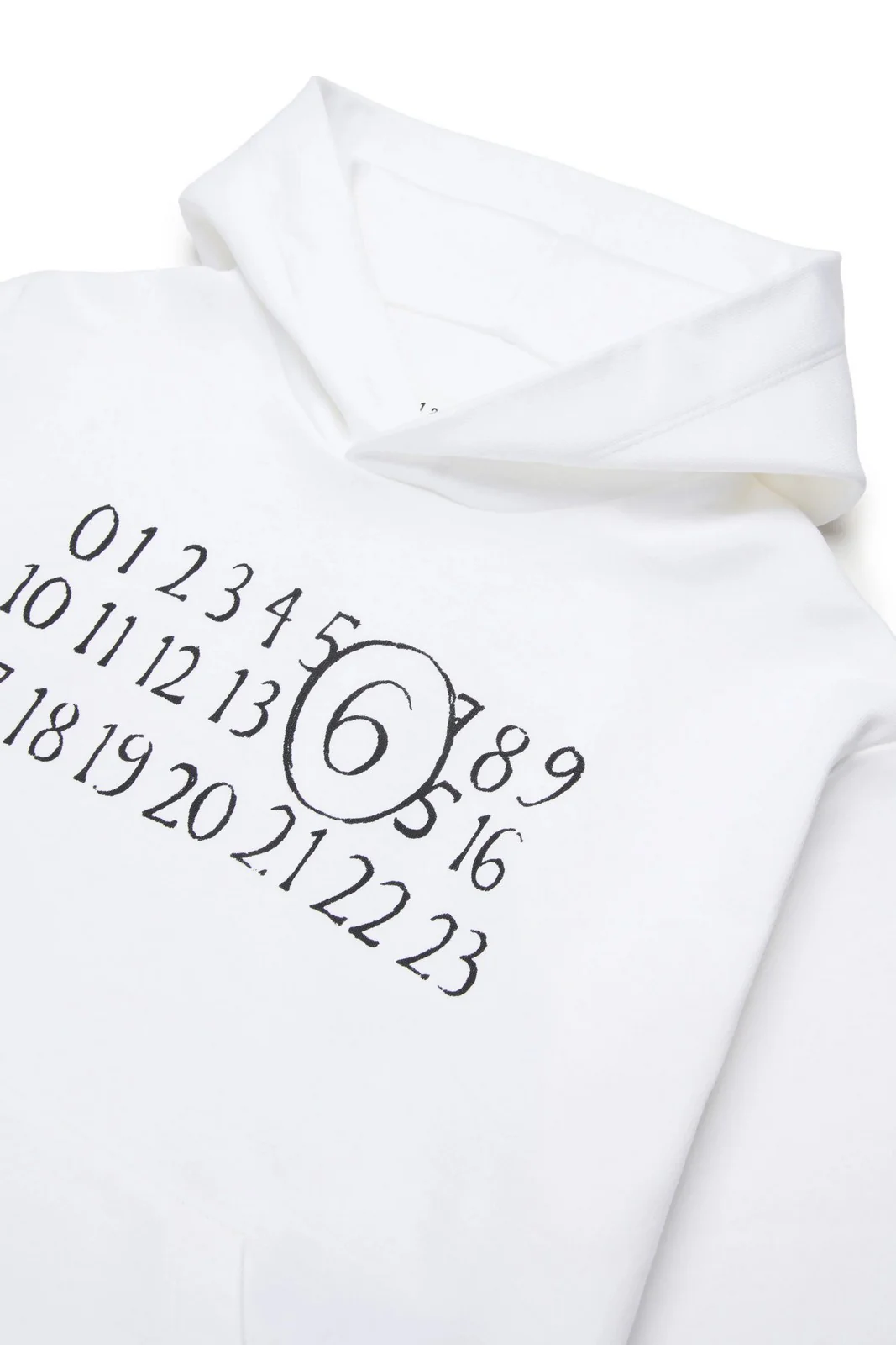 MM6 Felpa Unisex bambino  M61010 MM02X M6100 WHITE - Image 2