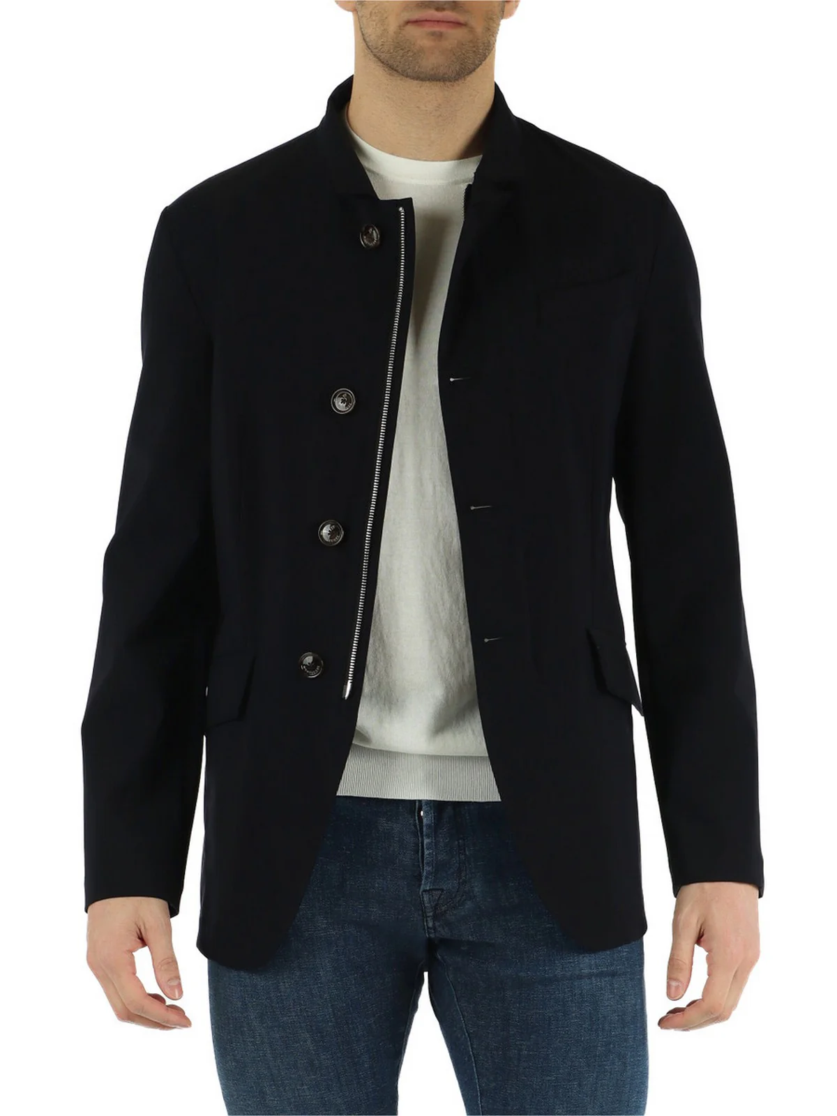 MONTECORE Giacca Uomo  S06MUC784-185 89 Blu - Image 3