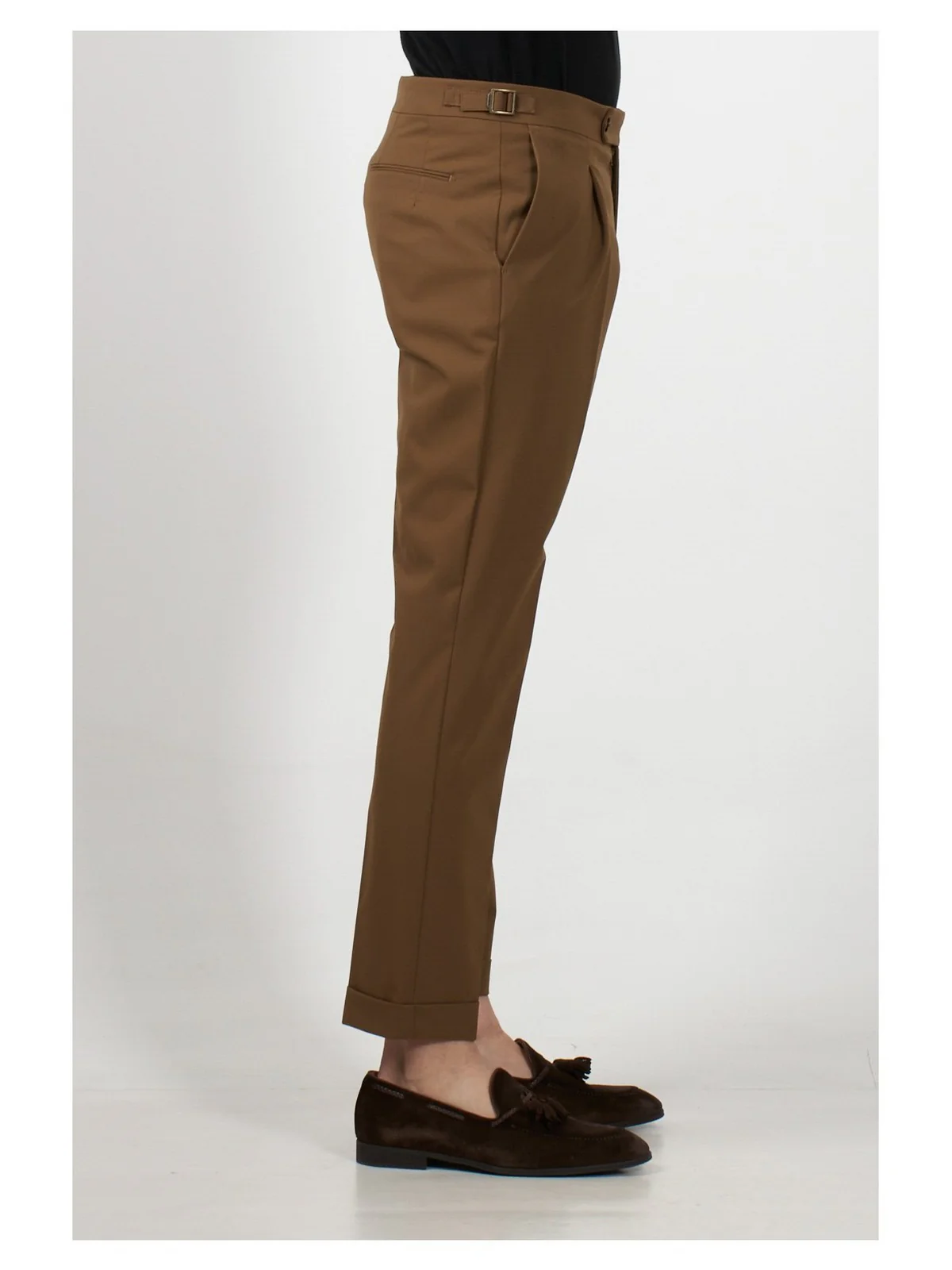 MONTECORE Pantalone Uomo S06MUP800-185 28 Marrone - Image 3