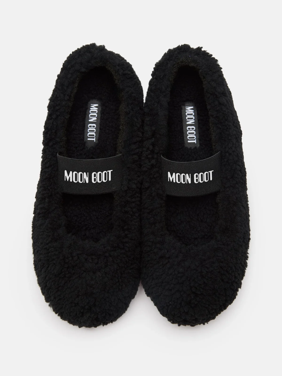 MOON BOOT Ballerina Donna MB SHEARLING BALLERINA 80D2400010-N001 BLACK - Image 2