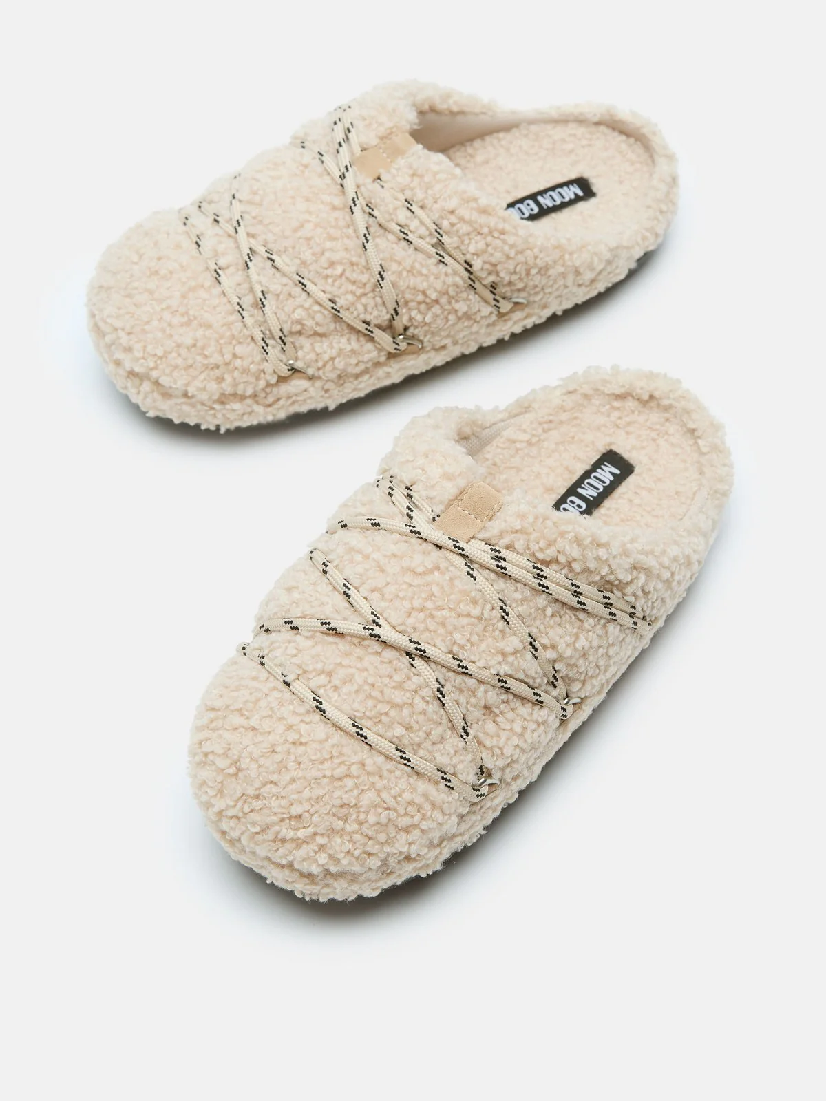MOON BOOT Ciabatta Donna MB TEDDY SLIPPER 80D2410040-L026 SAND - Image 2