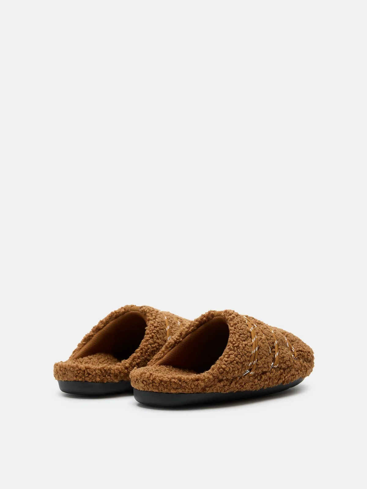 MOON BOOT Ciabatta Donna MB TEDDY SLIPPER 80D2410040-M008 COGNAC - Image 4