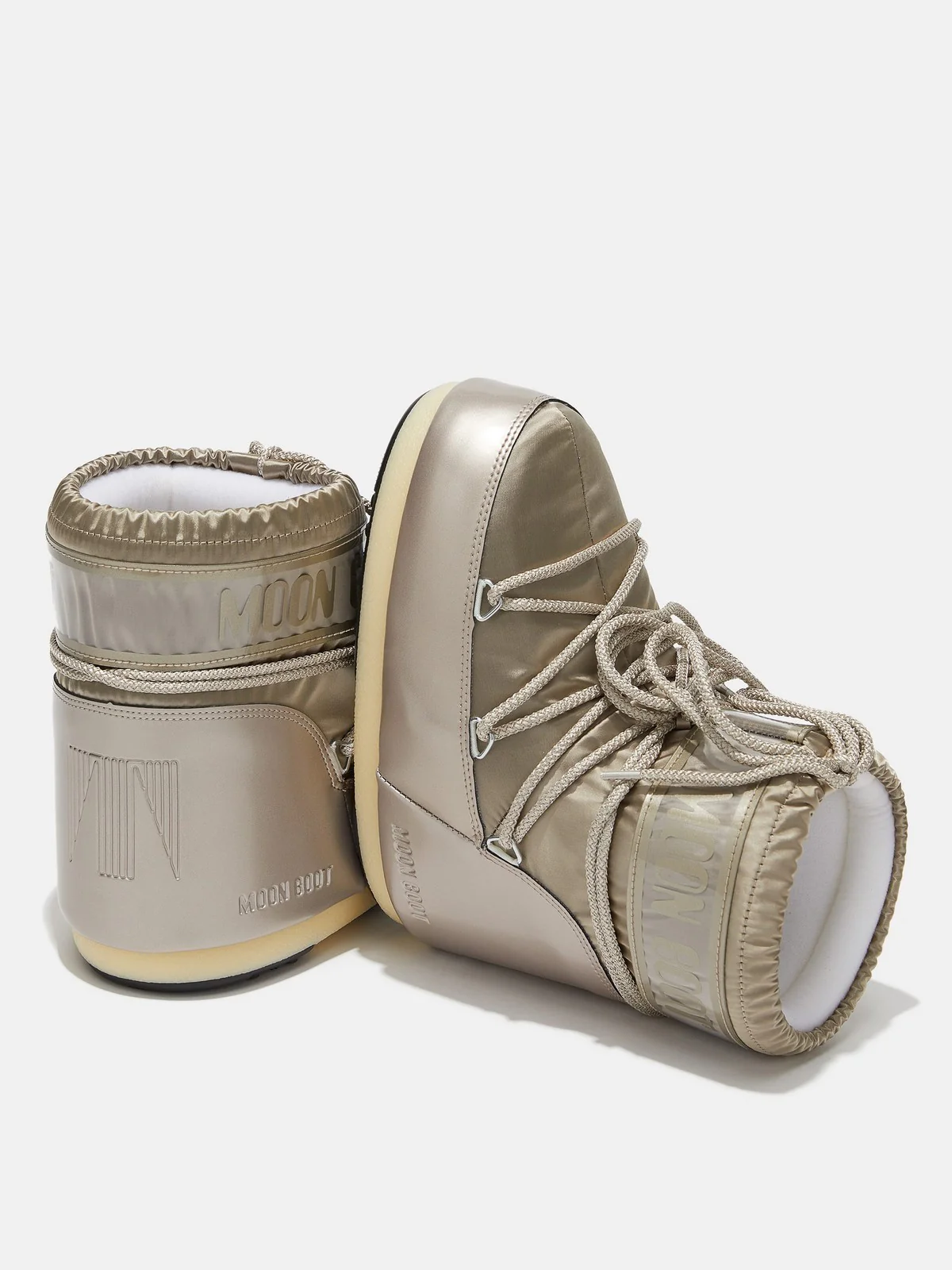 MOON BOOT Stivali e Stivaletti Donna  80D1409350-B003 PLATINUM - Image 3