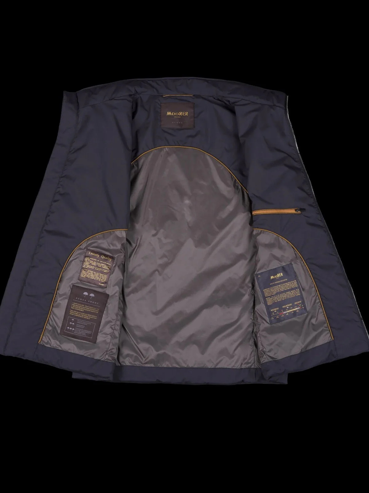 MOORER Gilet Uomo SENIO-SKT MOUGI200322 TEPA034 U0497 NAVY - Image 3