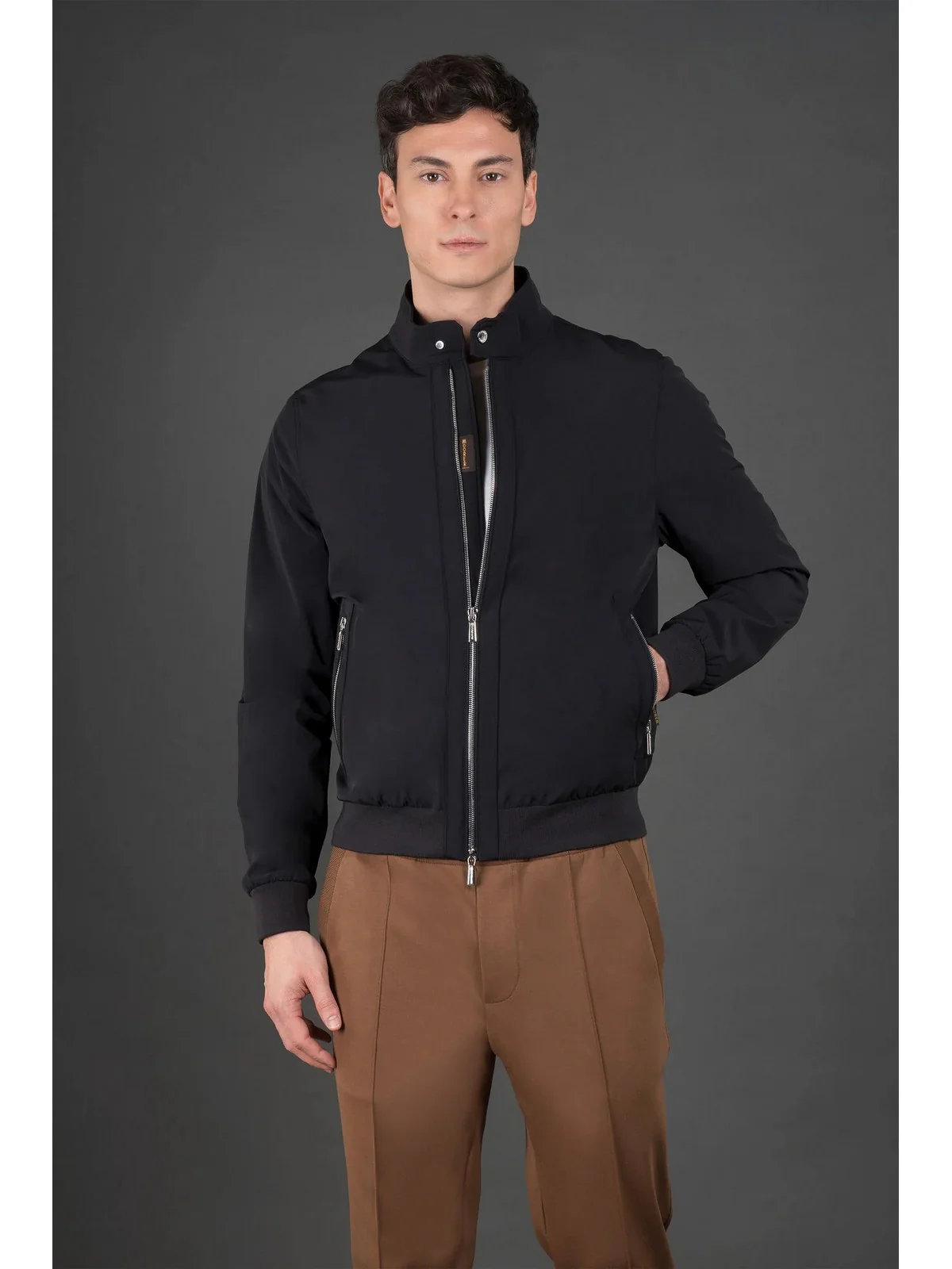 MOORER Giubbino Uomo ALBERTI-KN MOUBO100001 TEPA009 U0402 DARK BLUE - Image 2