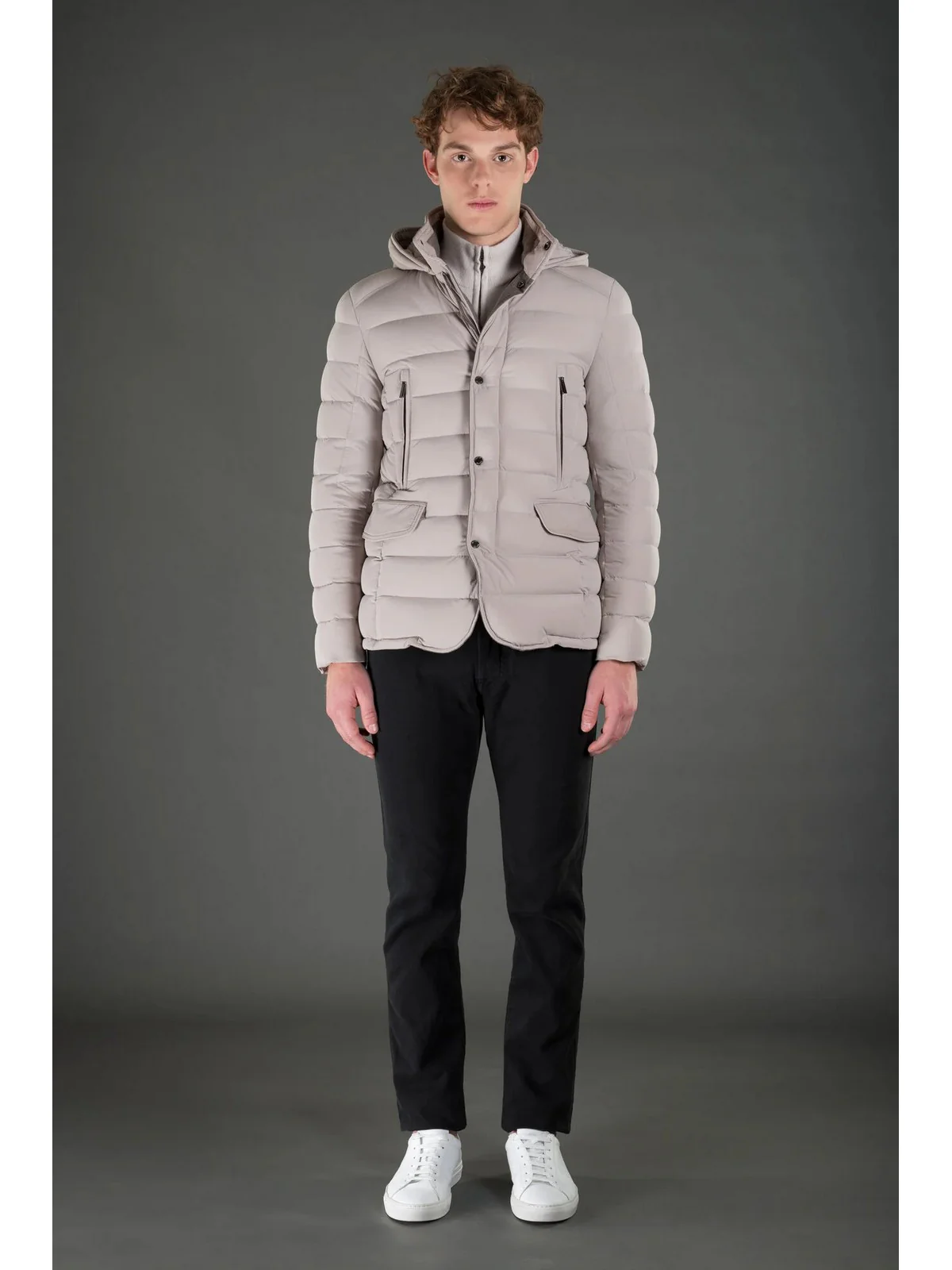 MOORER Giubbino Uomo CRAIG-KN MOUGI100159 U0108 Beige - Image 3