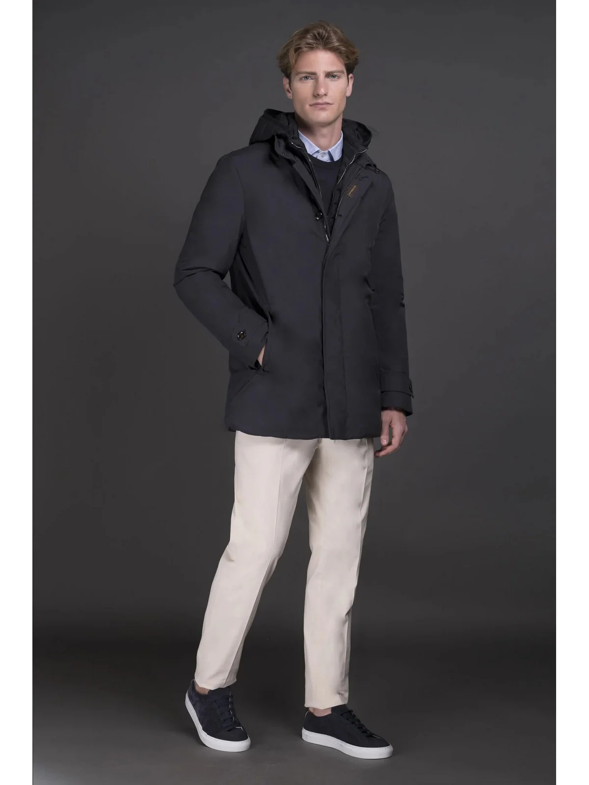 MOORER Giubbino Uomo RAFFAELLO-STP MOUGI100261 TEPA023 U0498 BLU - Image 6