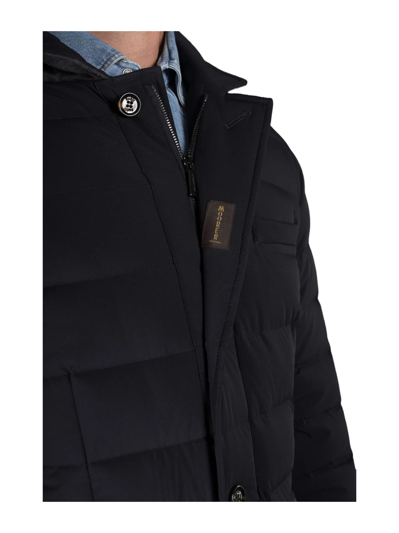 MOORER Giubbino Uomo Zayn-kn MOUGI100307 U0402 Blu - Image 4