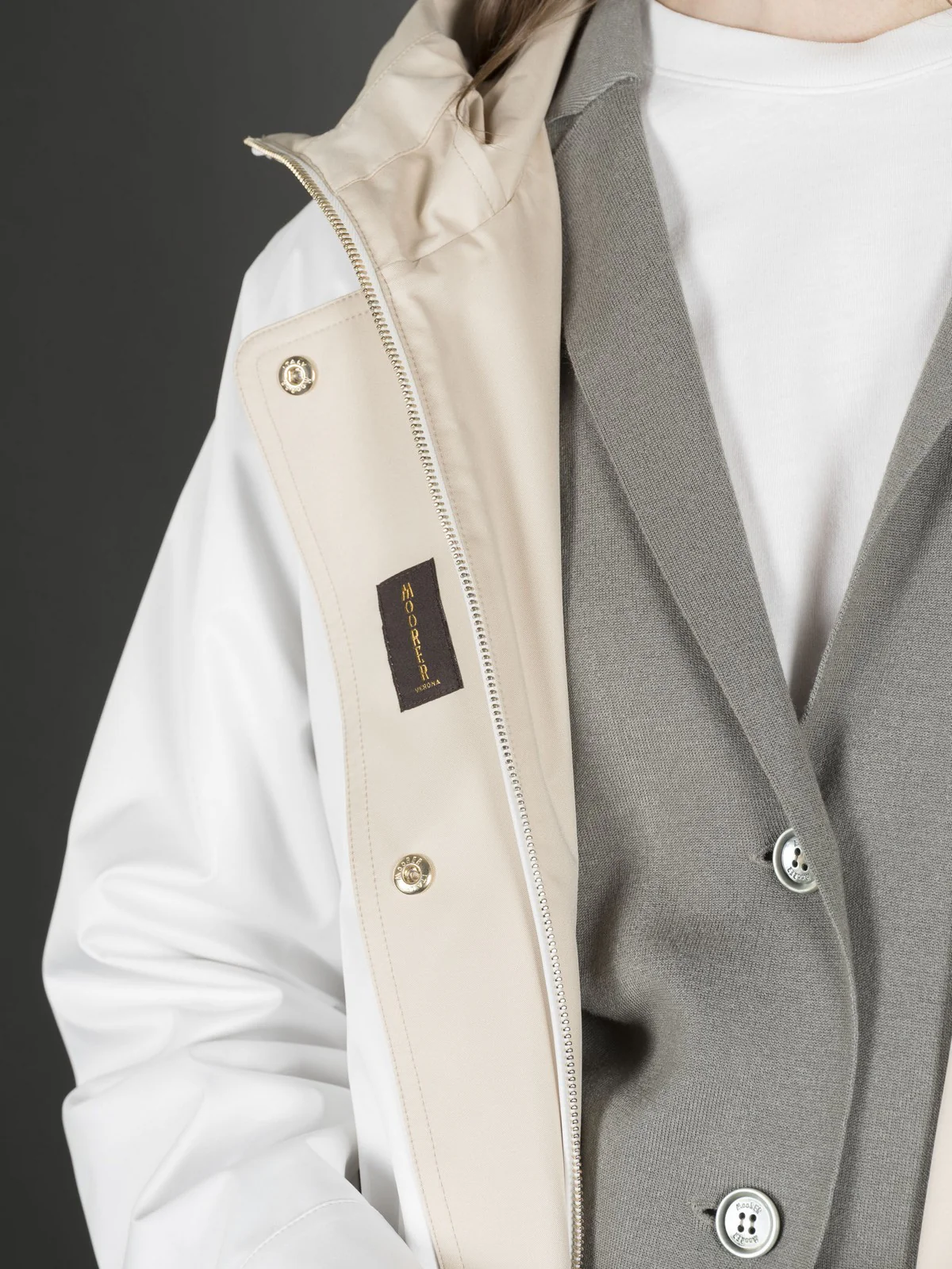 MOORER parka Donna MOLLY-ADB MODPA100741 TEPA136 Beige - Image 6