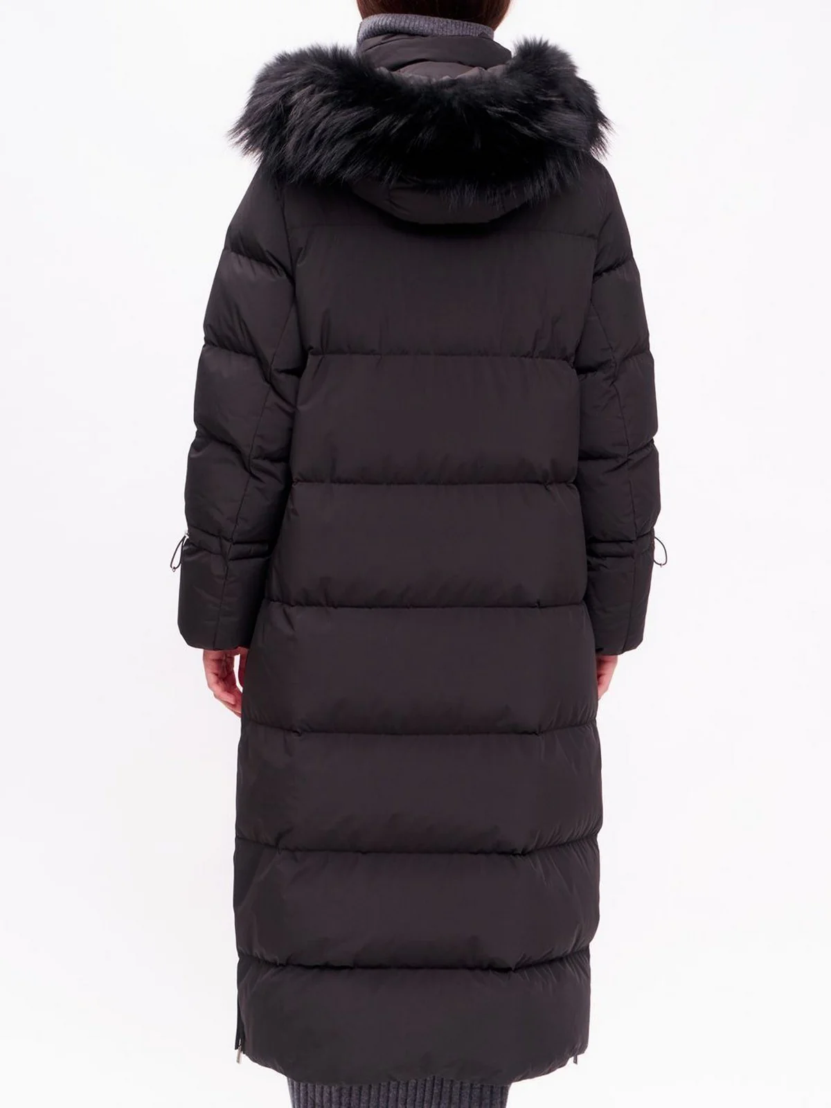 MOORER Piumino Donna BREUIL-FUR-STP MODGI100744  U0001 Nero - Image 5