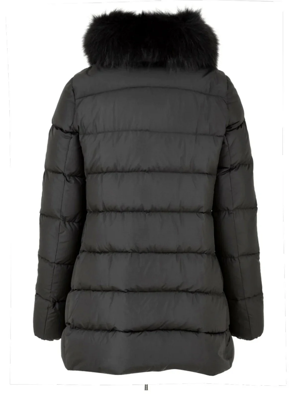 MOORER Piumino Donna DORADO-FUR-LS9 MODGI300004 U0001 Nero - Image 3
