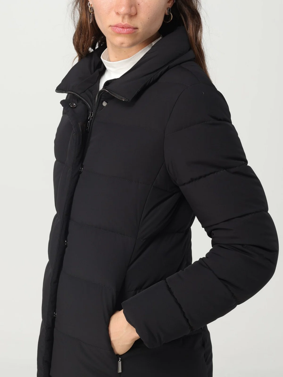 MOORER Piumino Donna Kilie-fur-kn MODGI100891 U0001 Nero - Image 4