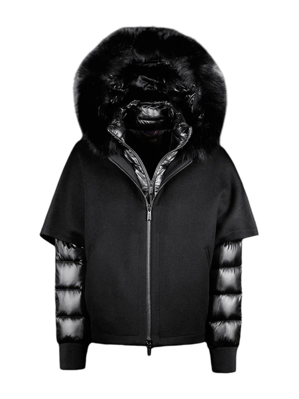 MOORER Piumino Donna PEGASO-CWR MODGI300009 TEPA348 U0001 NERO - Image 7