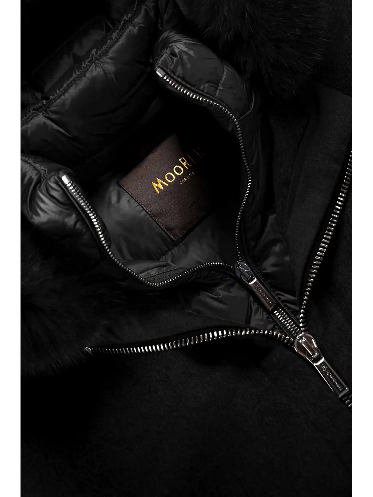 MOORER Piumino Donna PEGASO-CWR MODGI300009 TEPA348 U0001 NERO - Image 9