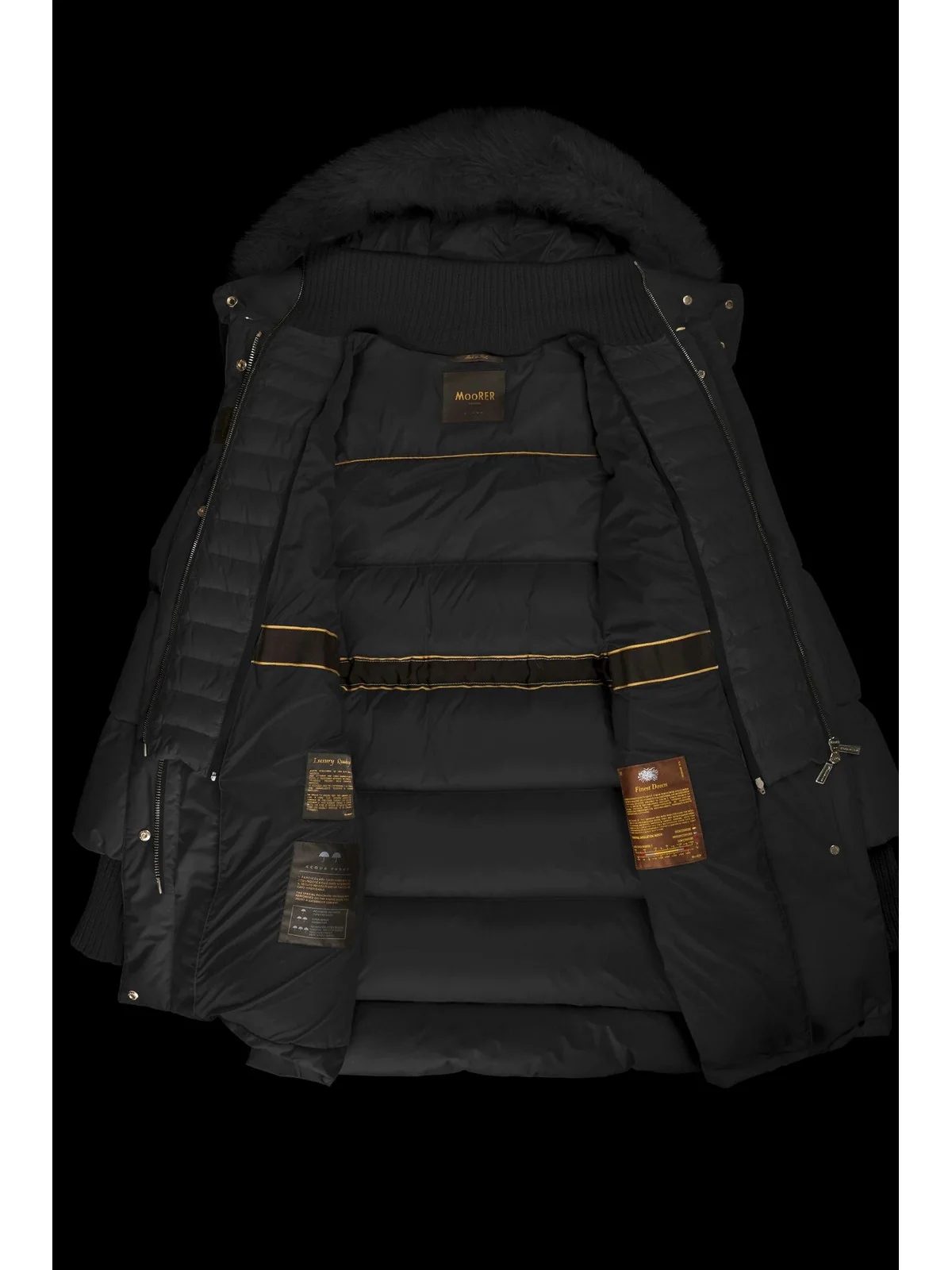 MOORER Piumino Donna Talassa-stp MODGI300008 TEPA023 U0001 NERO - Image 2